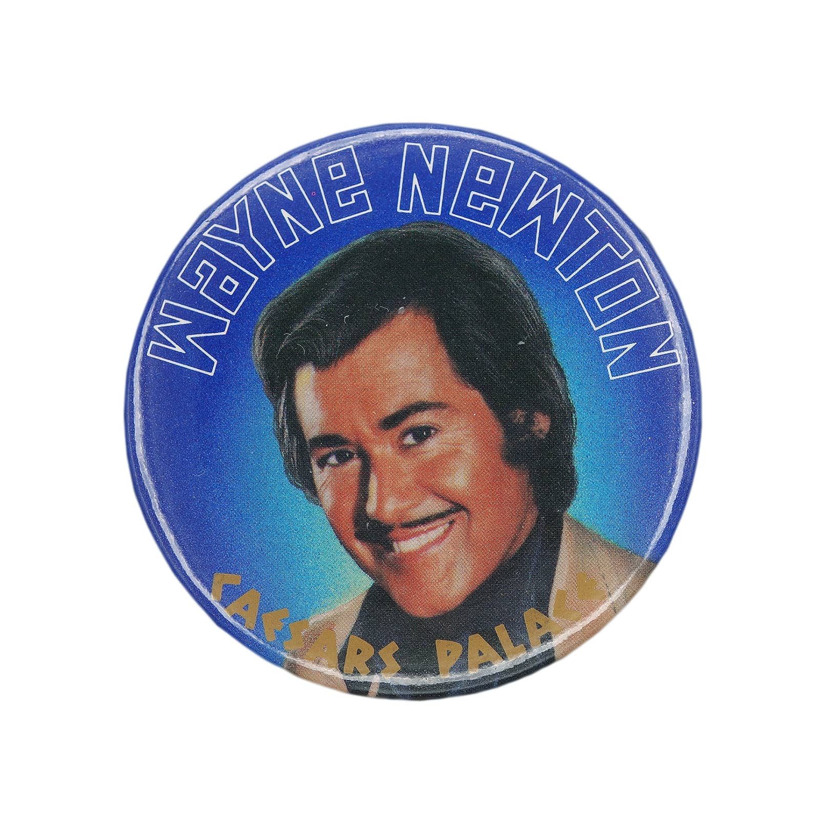 Wayne Newton ウェイン・ニュートン 缶バッジ 歌手 CAESARS PALACE