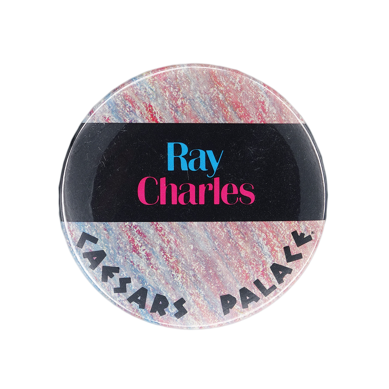 Ray Charles レイ・チャールズ 缶バッジ 歌手 CAESARS PALACE