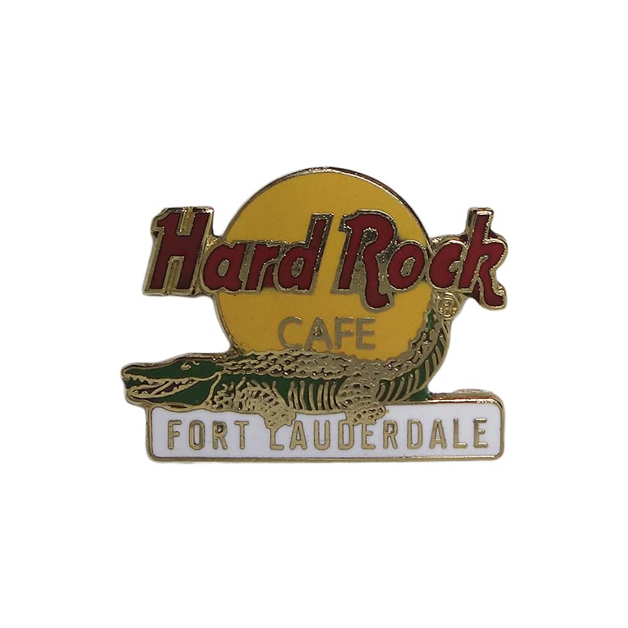 Hard Rock CAFE ワニ ブローチ ハードロックカフェ FORT LAUDERDALE