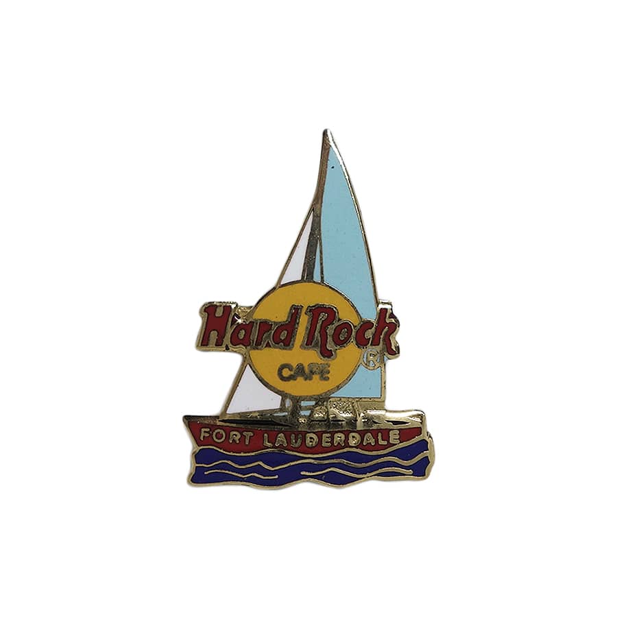 Hard Rock CAFE ヨット ブローチ ハードロックカフェ FORT LAUDERDALE