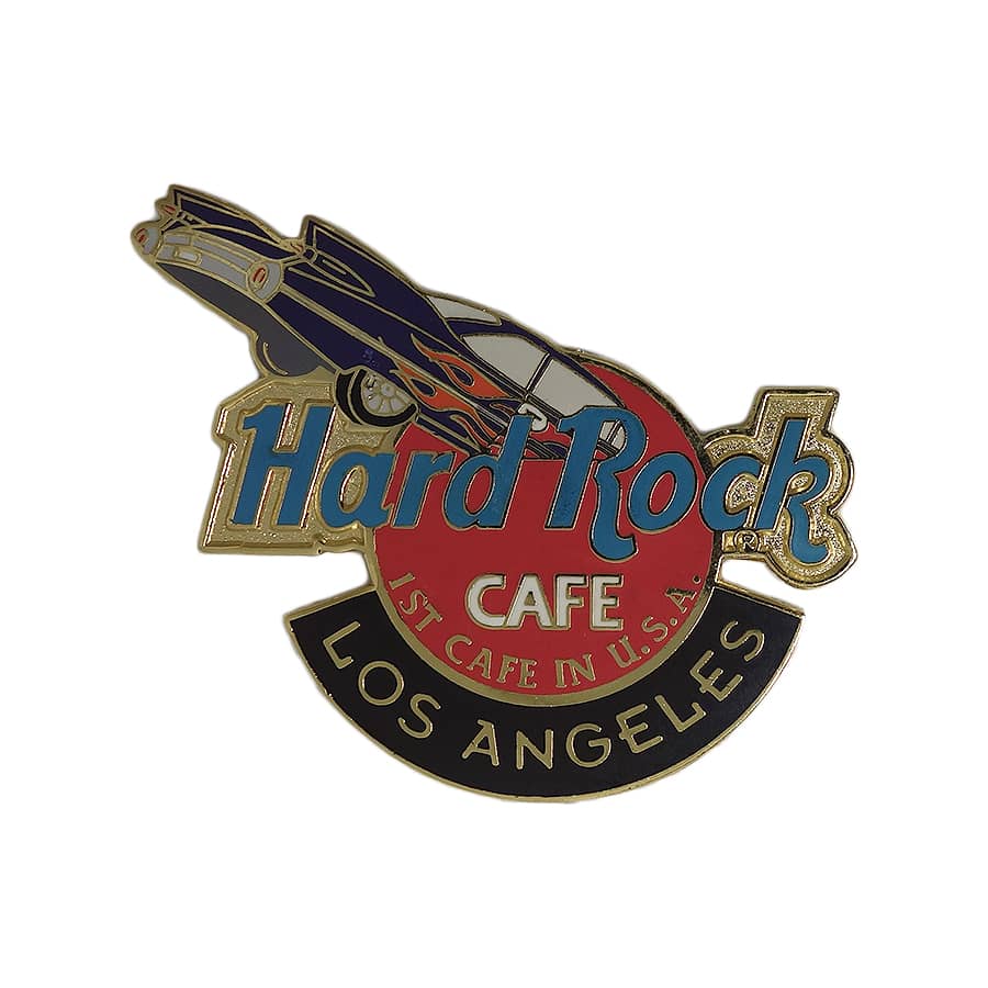 Hard Rock CAFE 車 ピンズ ハードロックカフェ LOS ANGELES 留め具付き