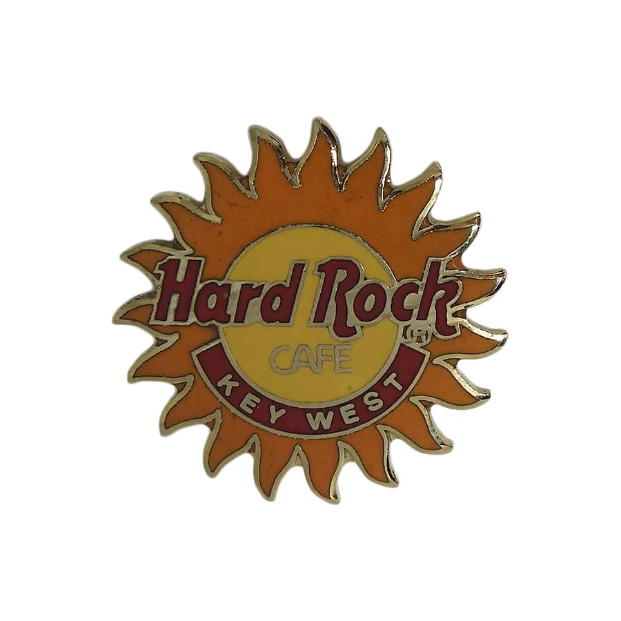 Hard Rock CAFE 太陽 ピンズ ハードロックカフェ KEY WEST 留め具付き