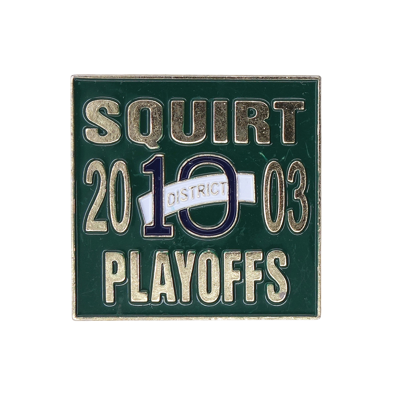 ユースアイスホッケー SQUIRT DISTRICT 10 PLAYOFF ピンズ