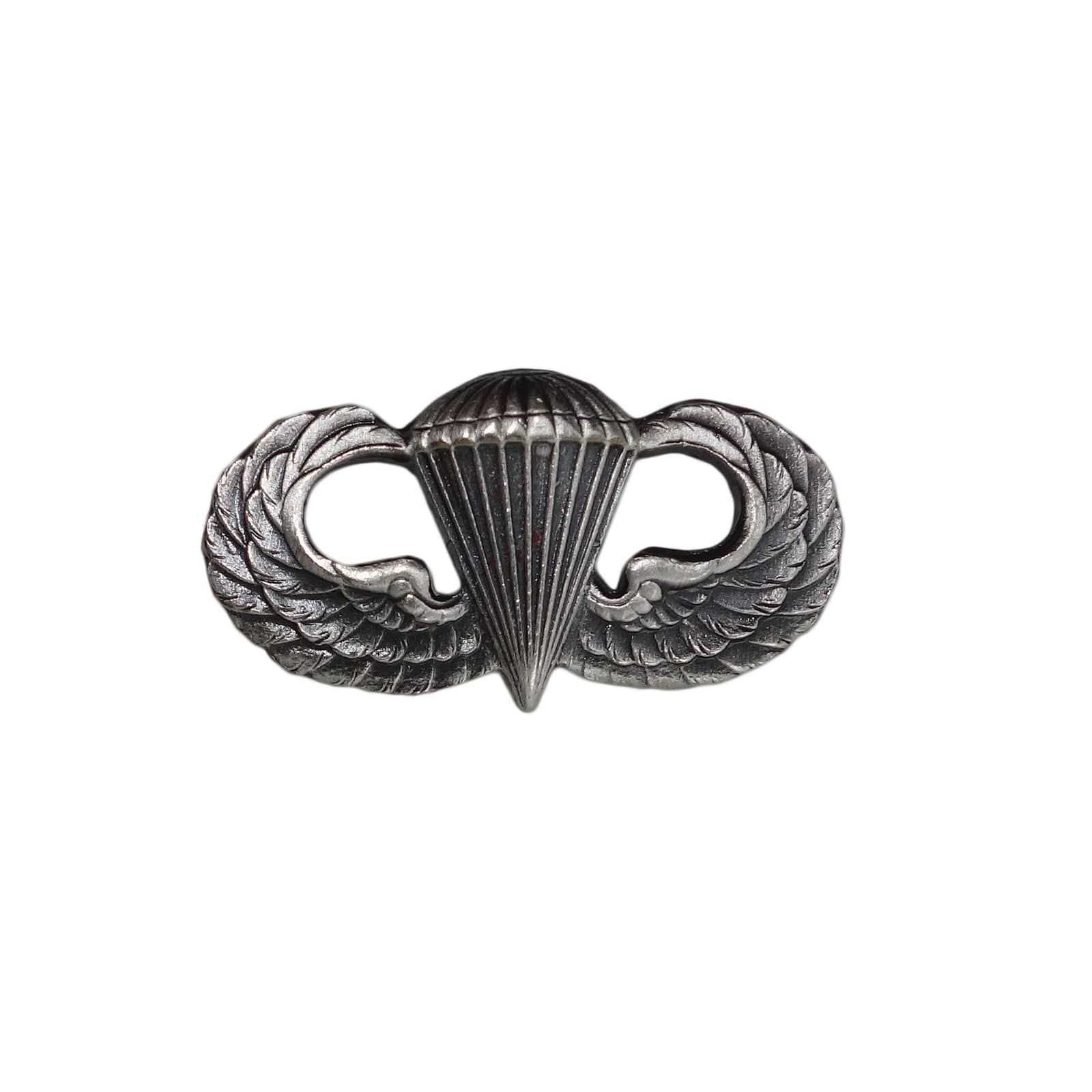 米軍 空挺章 Parachutist Badge ピンズ ミリタリー インシグニア 留め具付き