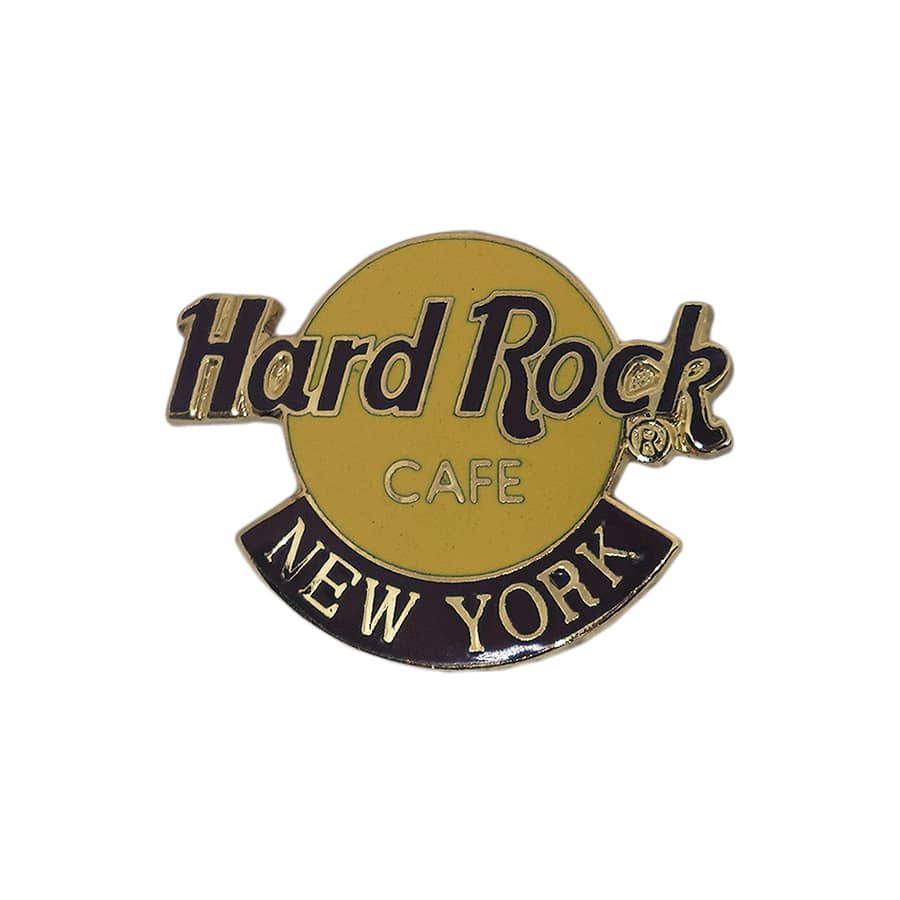 Hard Rock CAFE ピンズ ハードロックカフェ NEW YORK 留め具付きの通販