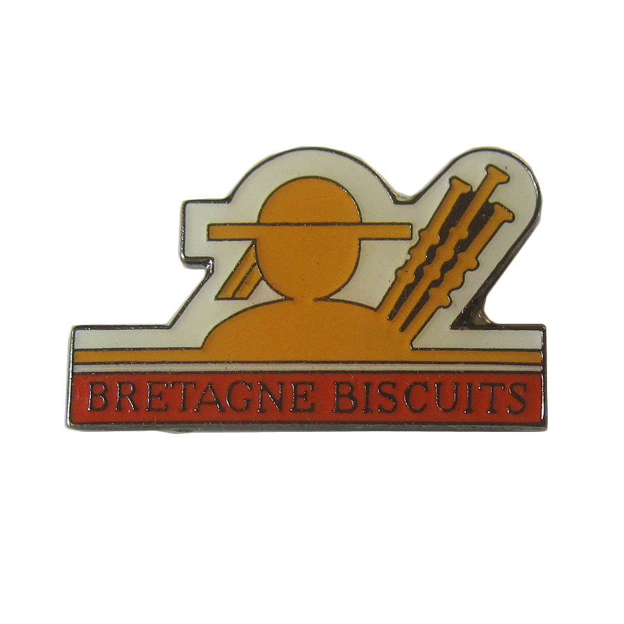  ピンズ BRETAGNE BISCUITS ビスケット レトロ ピンバッジ