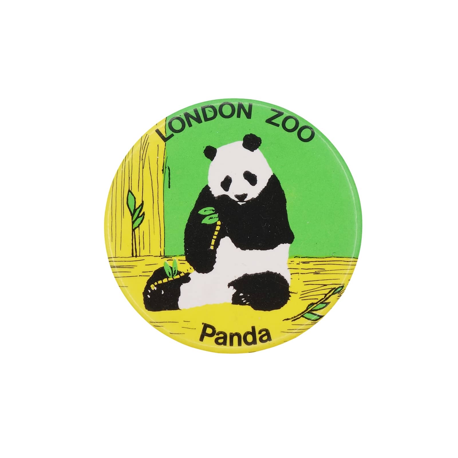 LONDON ZOO ロンドン動物園 Panda パンダ 缶バッジ バッチ ビンテージ