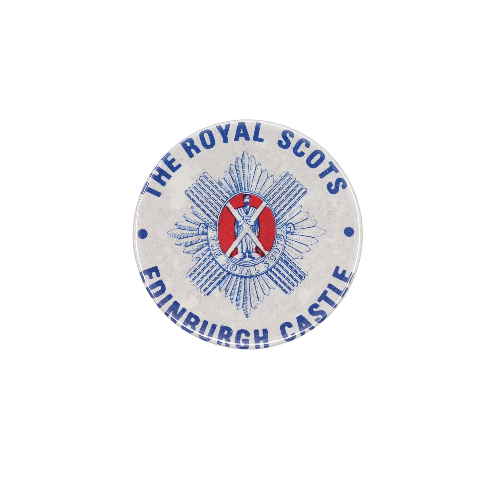 THE ROYAL SCOTS ロイヤル・スコッツ連隊 缶バッジ EDINBURGH CASTLE