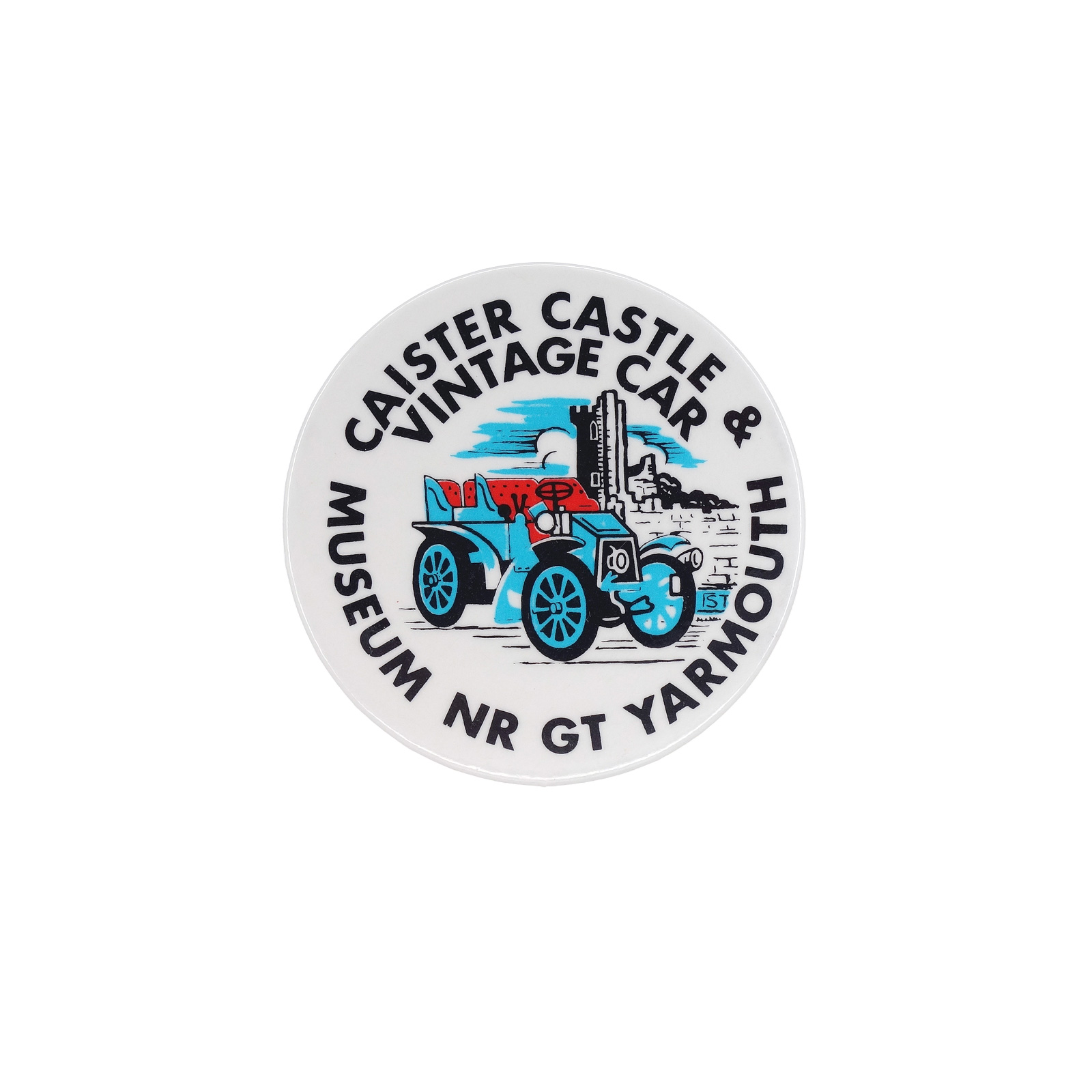 CAISTER CASTLE & VINTAGE CAR MUSEUM 缶バッジ バッチ