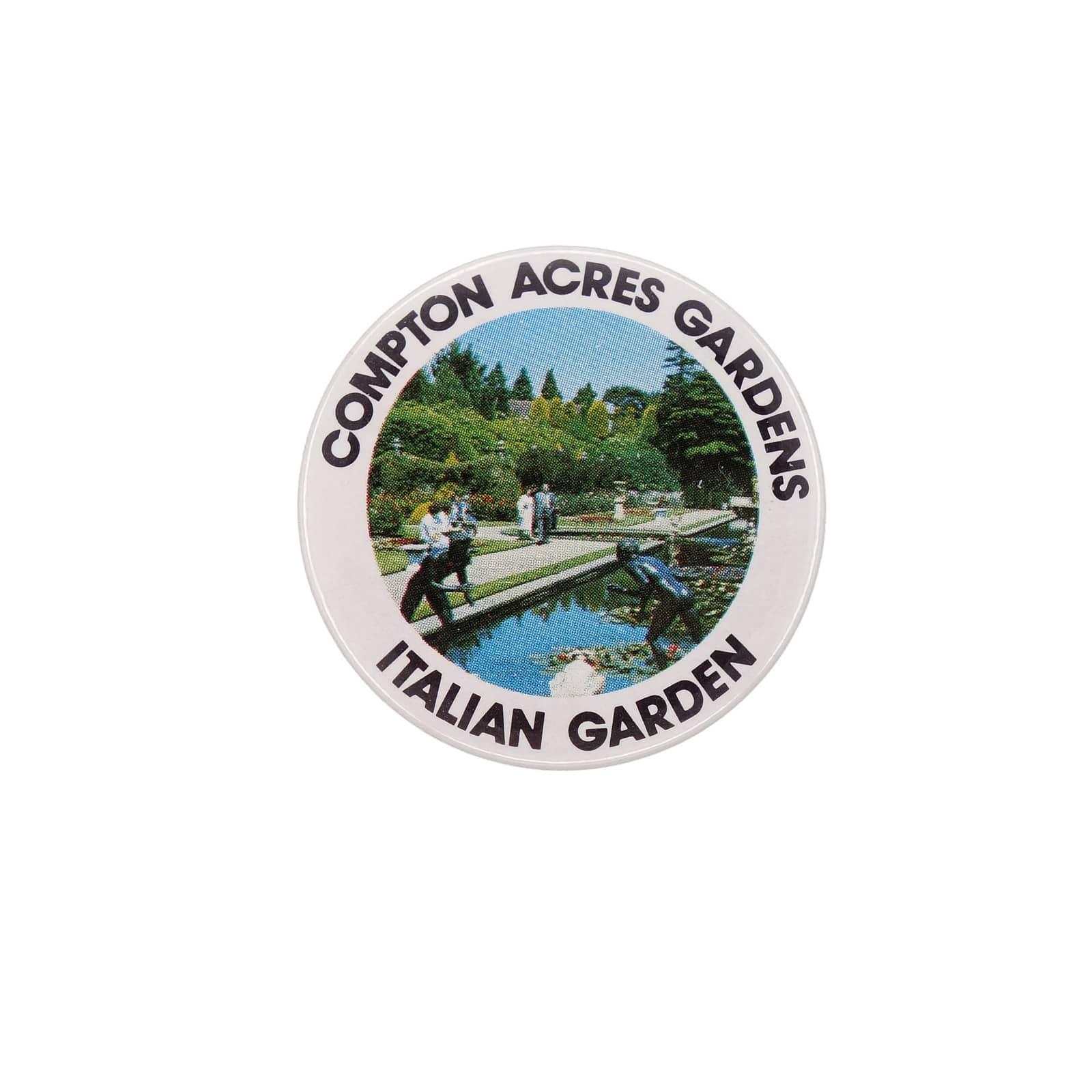 COMPTON ACRES GARDENS イタリアン・ガーデン 缶バッジ バッチ