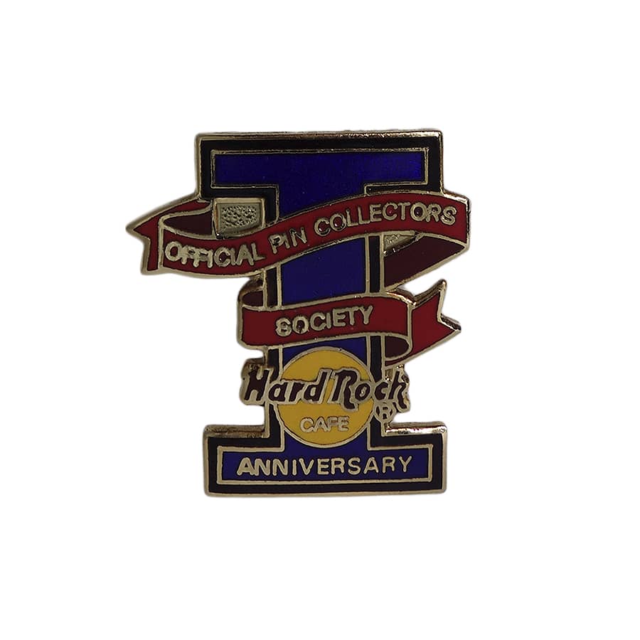 Hard Rock CAFE ピンズ ハードロックカフェ ANNIVERSARY 留め具付き