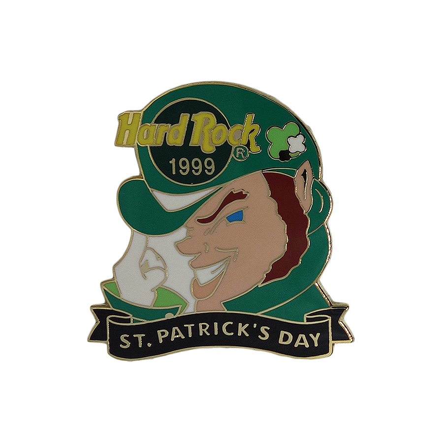 Hard Rock CAFE ピンズ ハードロックカフェ ST.PATRICK'S DAY留め具付き