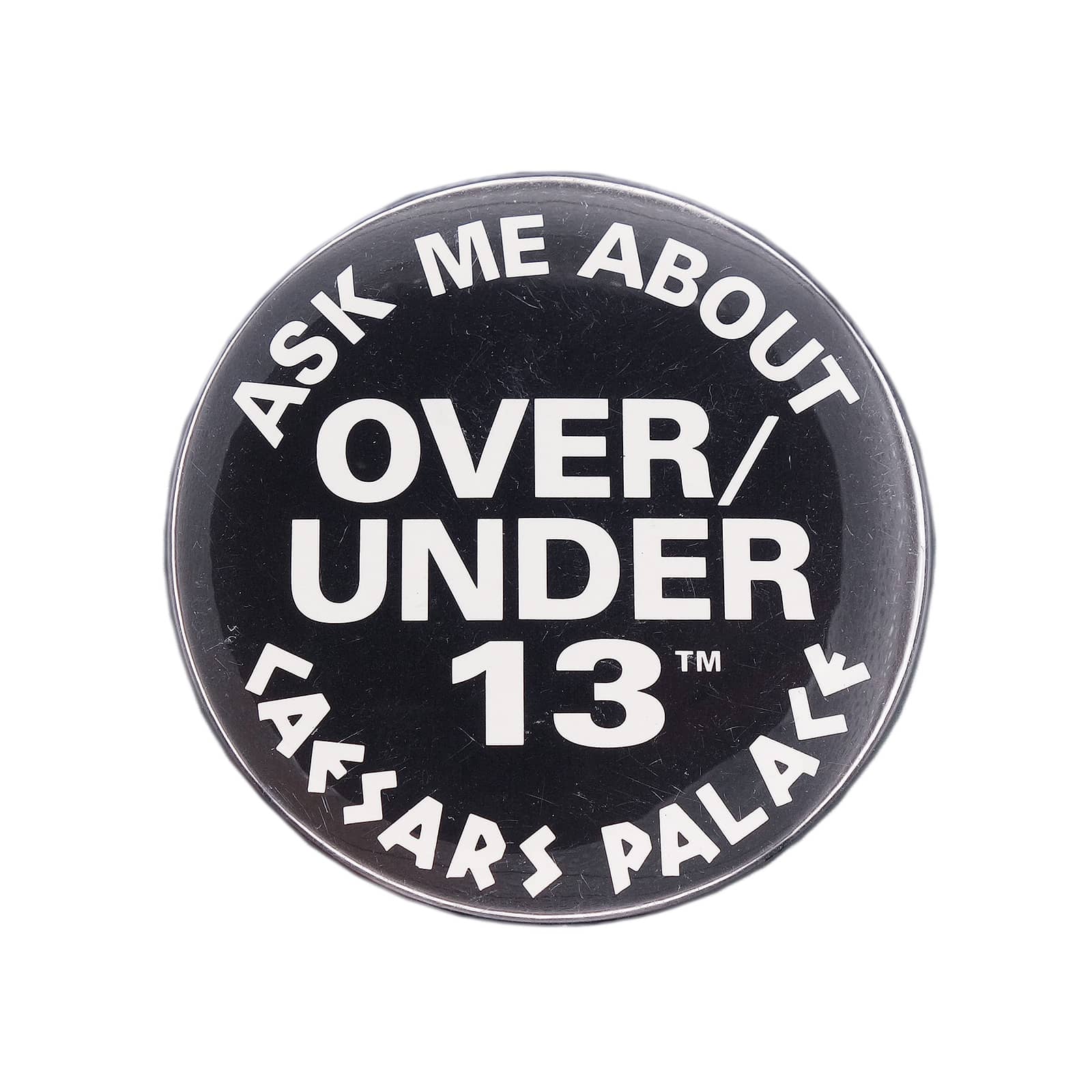 Ask Me About OVER/UNDER 13 缶バッジ CAESARS PALACE
