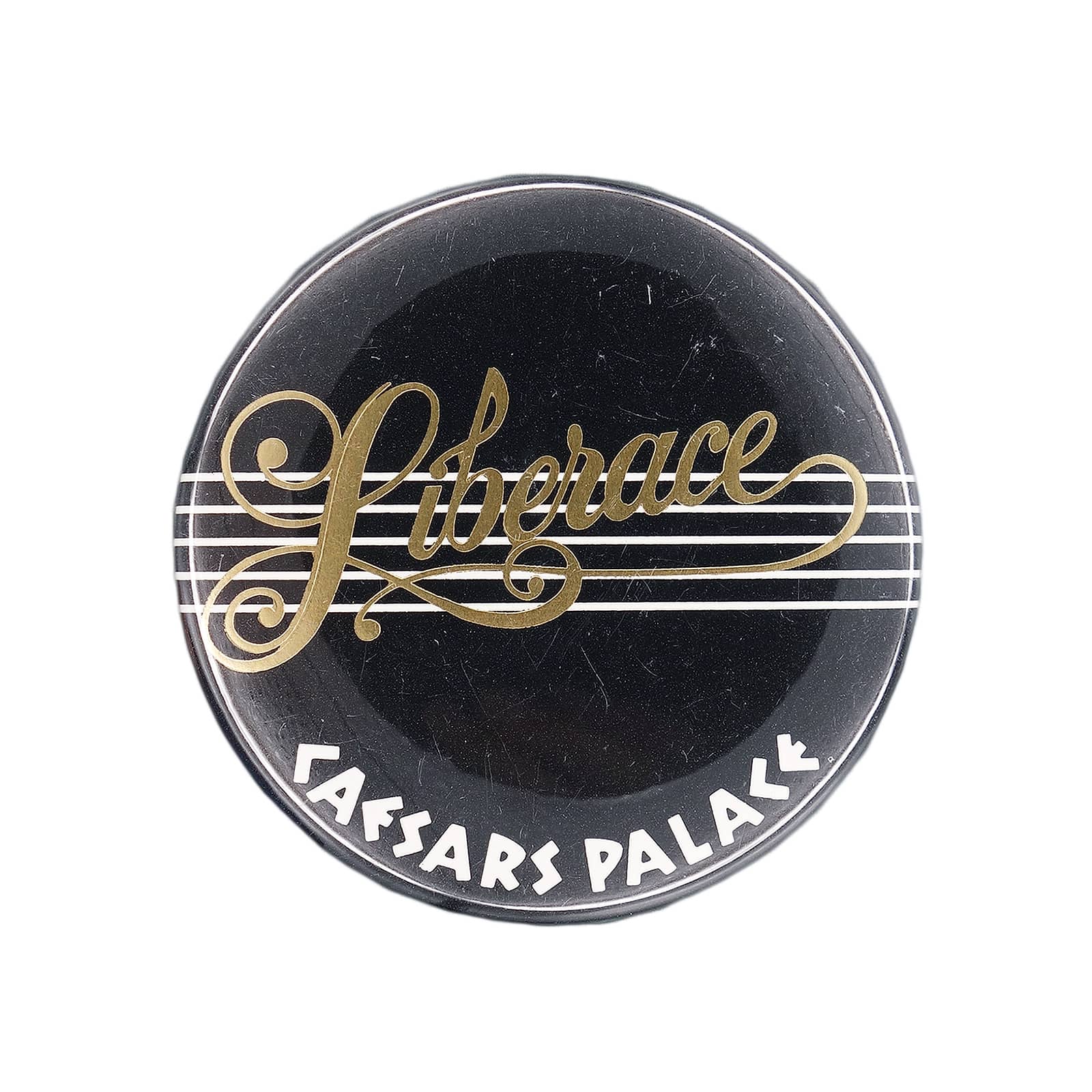 Liberace リベラーチェ 缶バッジ ピアニスト CAESARS PALACE