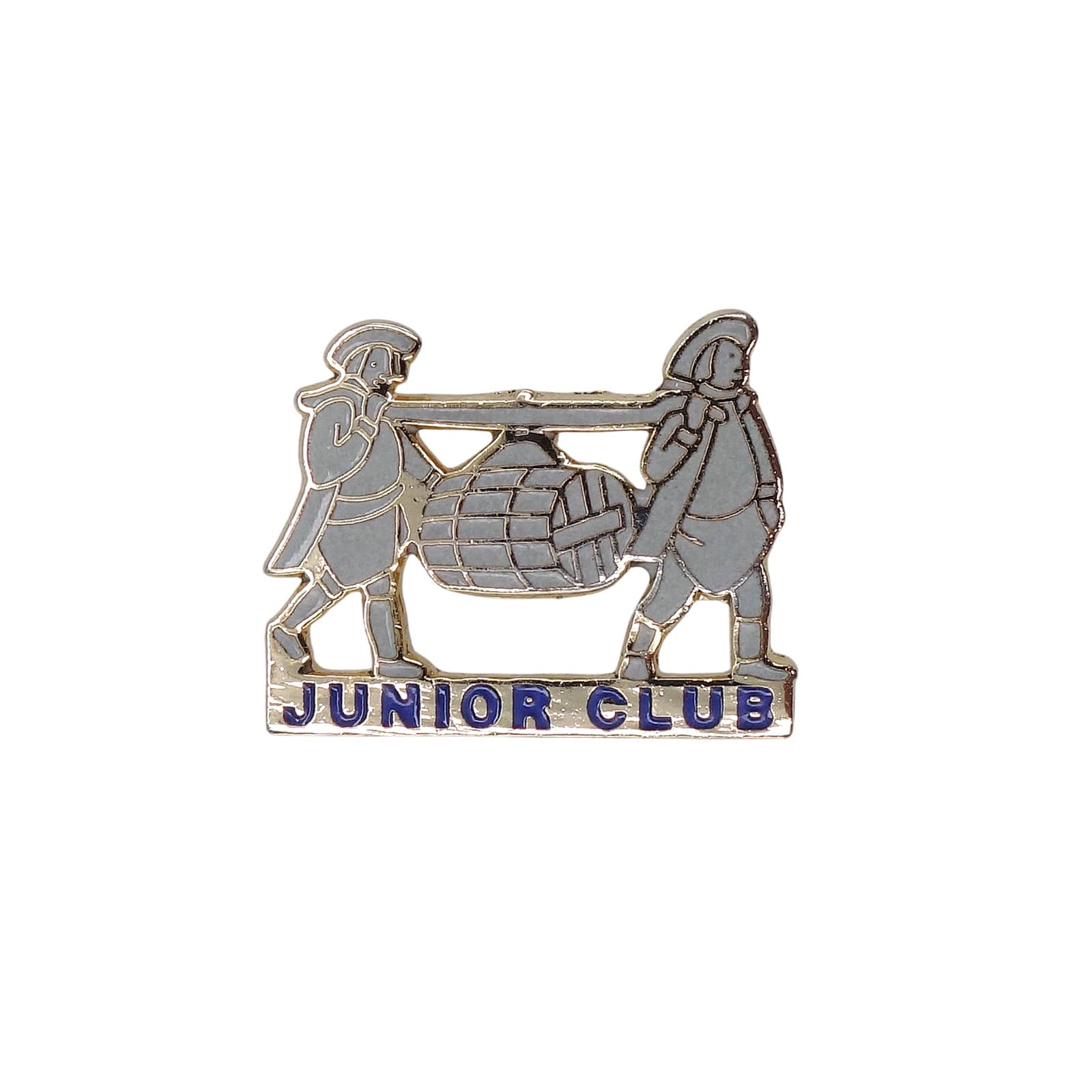 JUNIOR CLUB 樽を運ぶ2人 ピンズ