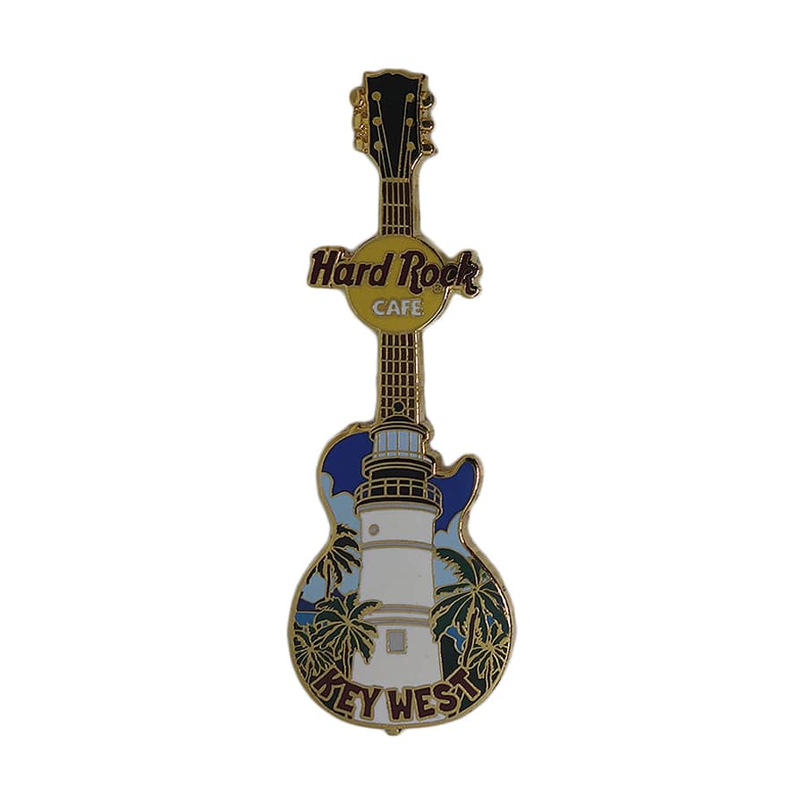 Hard Rock CAFE ギター ピンズ ハードロックカフェ 灯台 KEY WEST 留め具付き