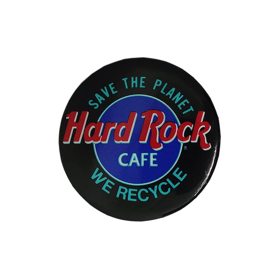 Hard Rock CAFE 缶バッジ ハードロックカフェ 黒の通販サイト | ピンズ屋