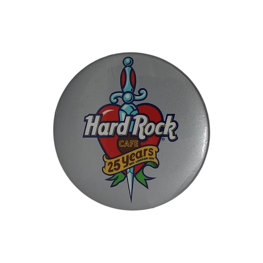 Hard Rock CAFE 缶バッジ ハードロックカフェ 25years