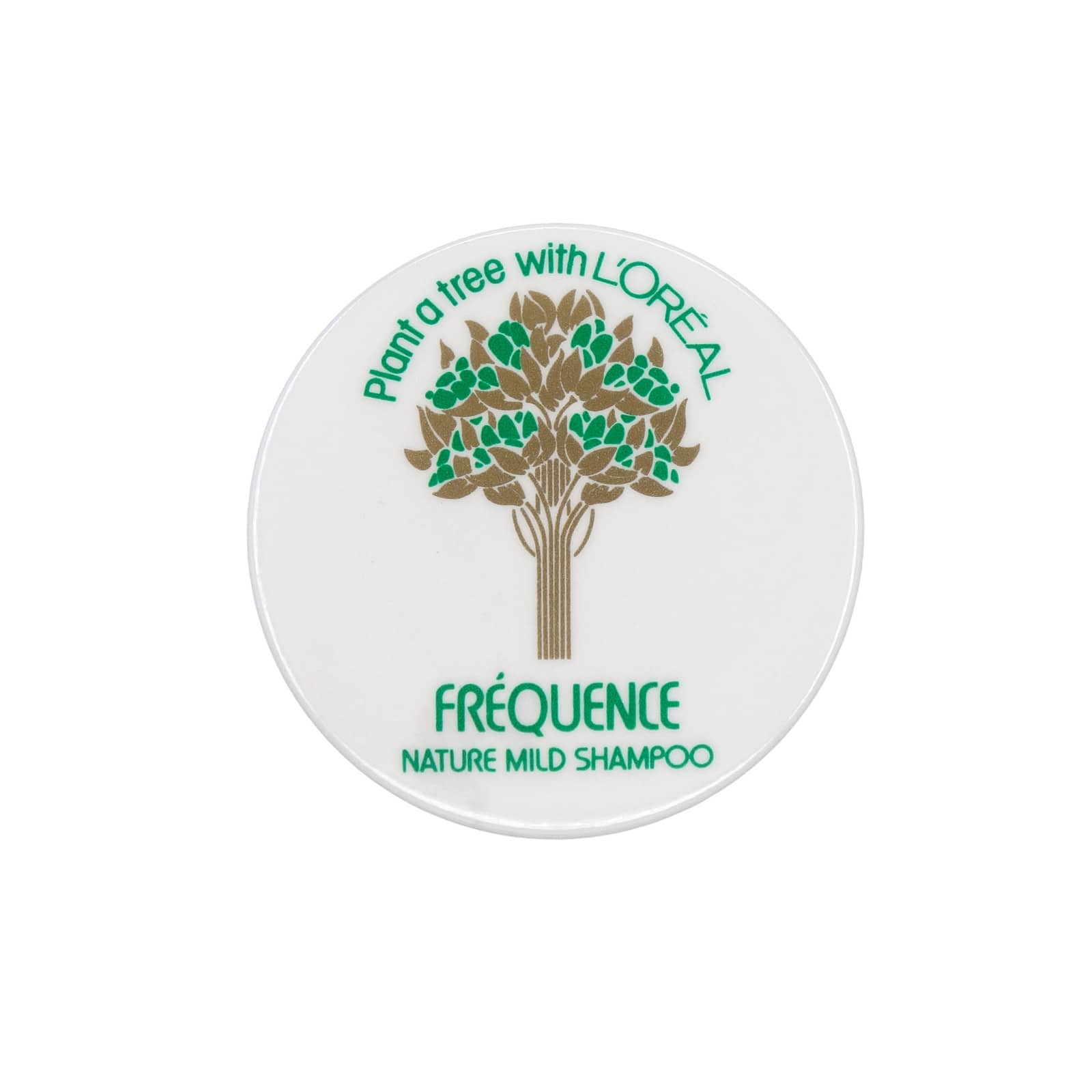 L'ORÉAL ロレアル FREQUENCE NATURE MILD SHAMPOO 缶バッジ