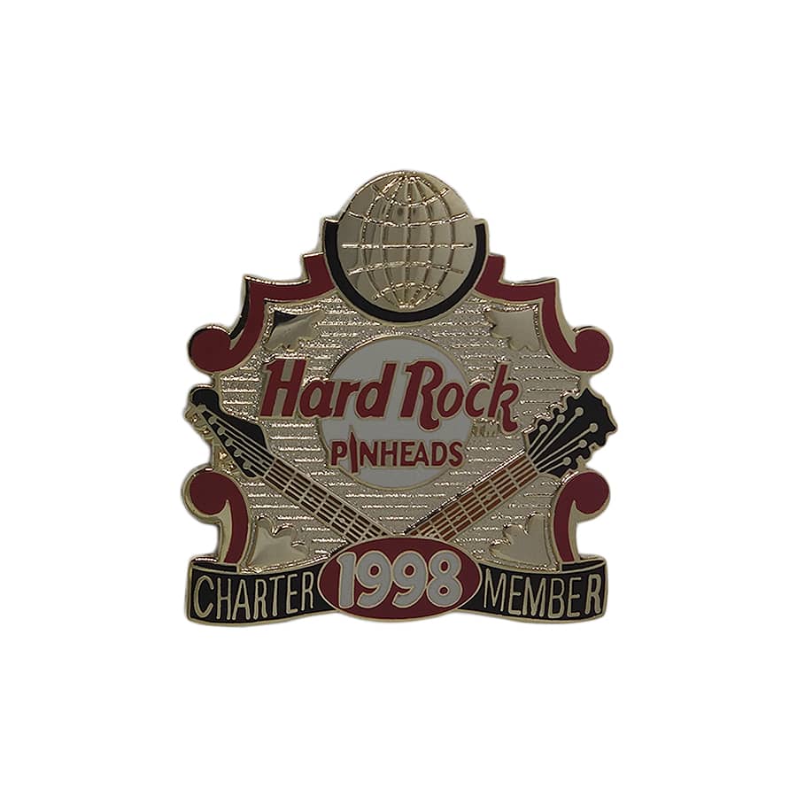 Hard Rock PINHEADS ピンズ ハードロックカフェ 留め具付き