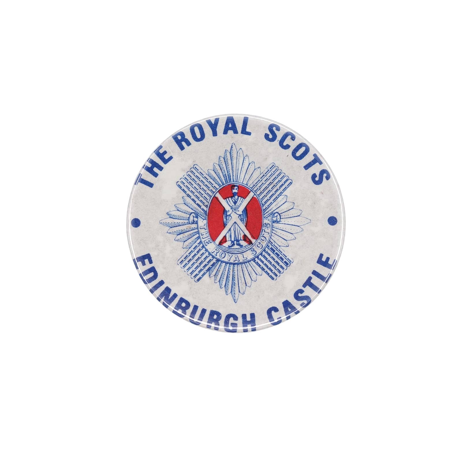 THE ROYAL SCOTS ロイヤル・スコッツ連隊 缶バッジ EDINBURGH CASTLE