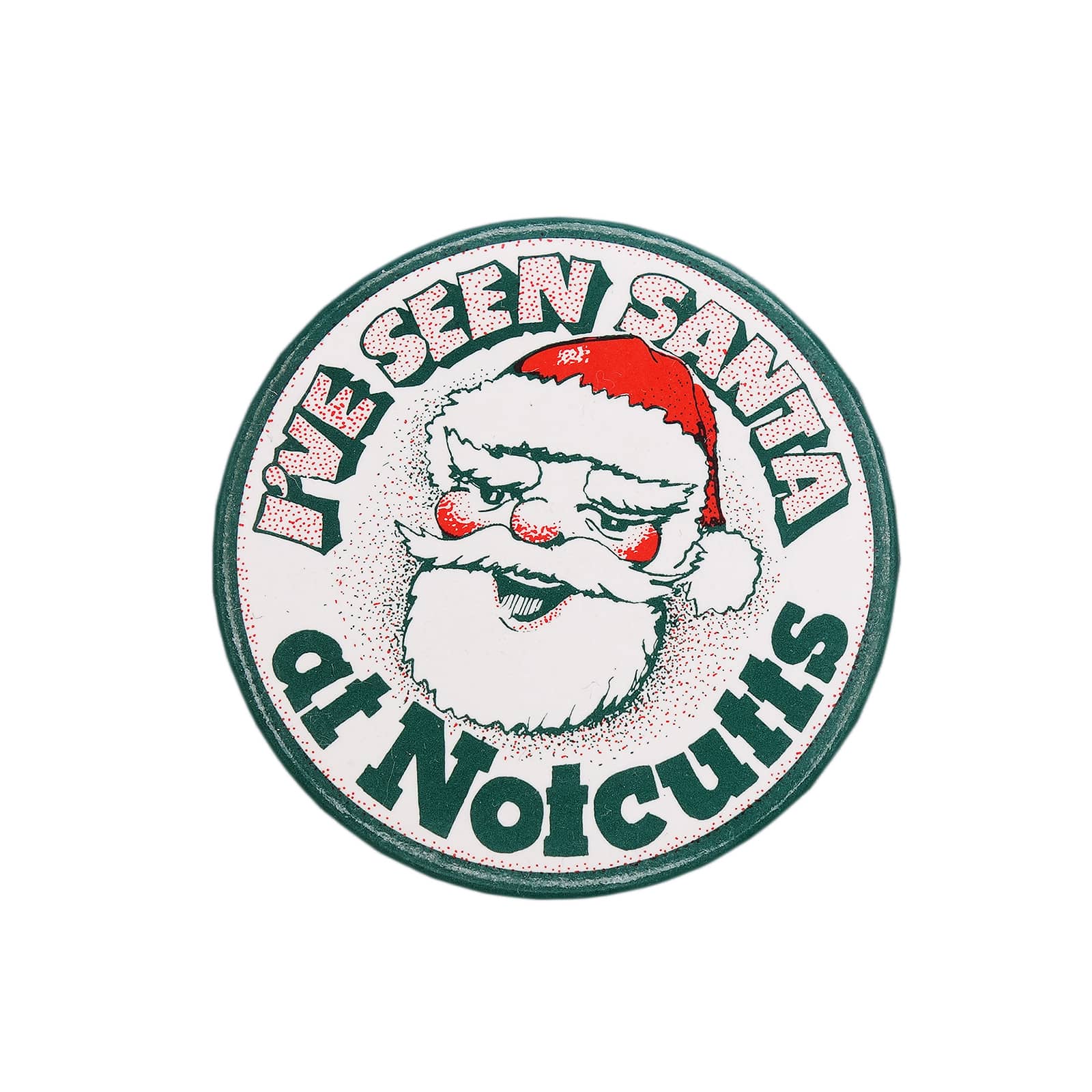I've seen Santa at Notcutts サンタ 缶バッジ ノットカッツ クリスマス