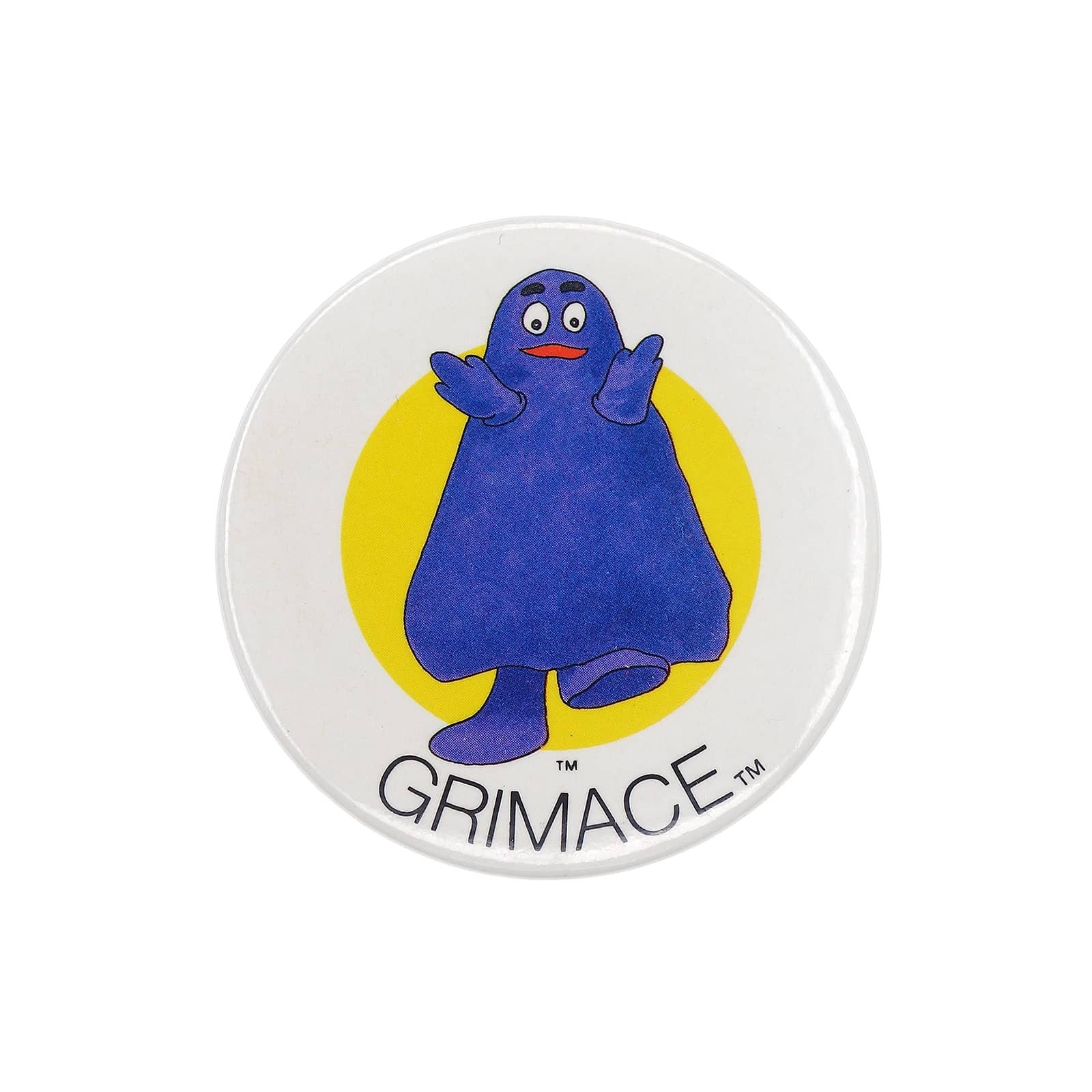 McDonald's グリマス 缶バッジ GRIMACE マクドナルド ビンテージ レトロ