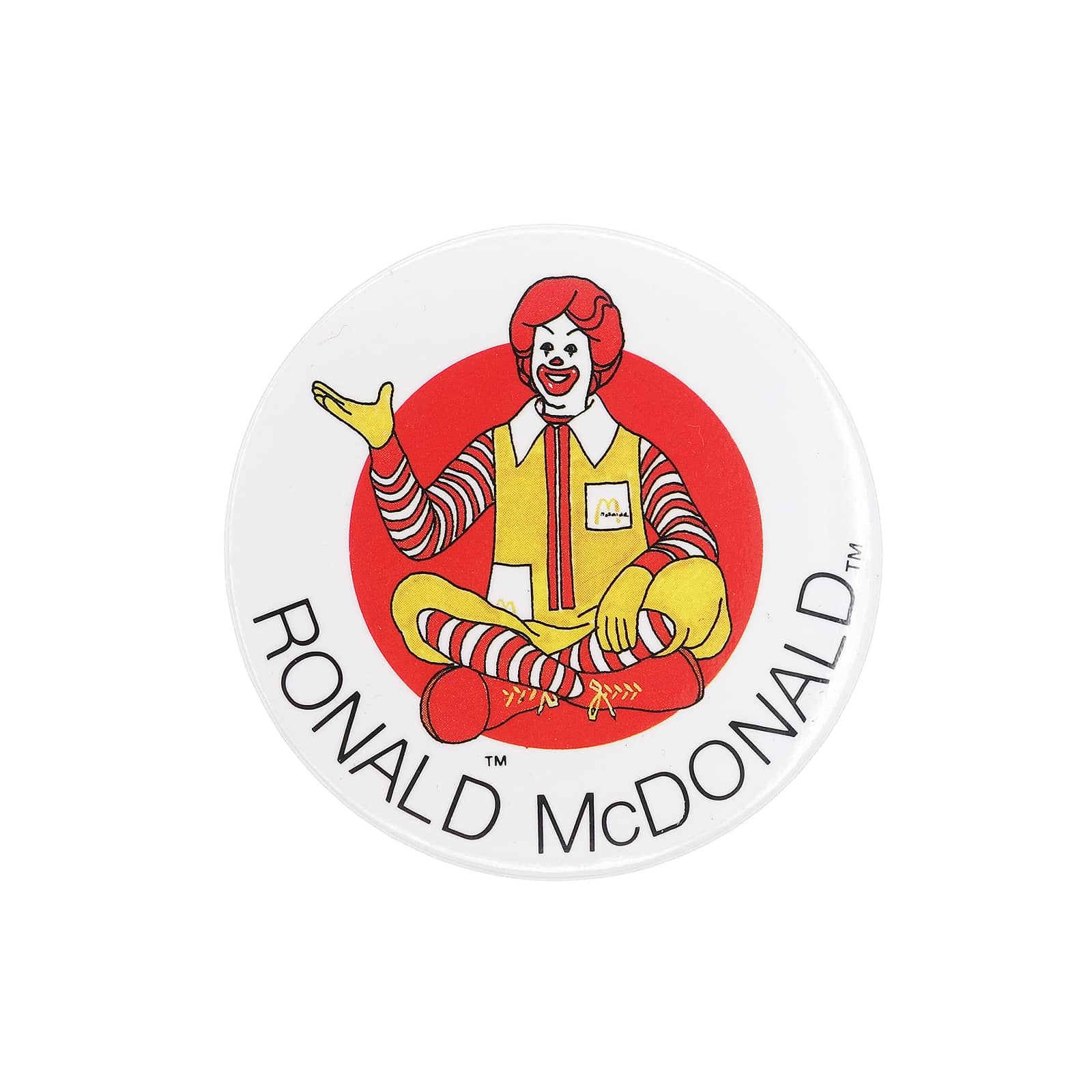 McDonald's ロナルド マクドナルド 缶バッジ RONALD ビンテージ レトロ