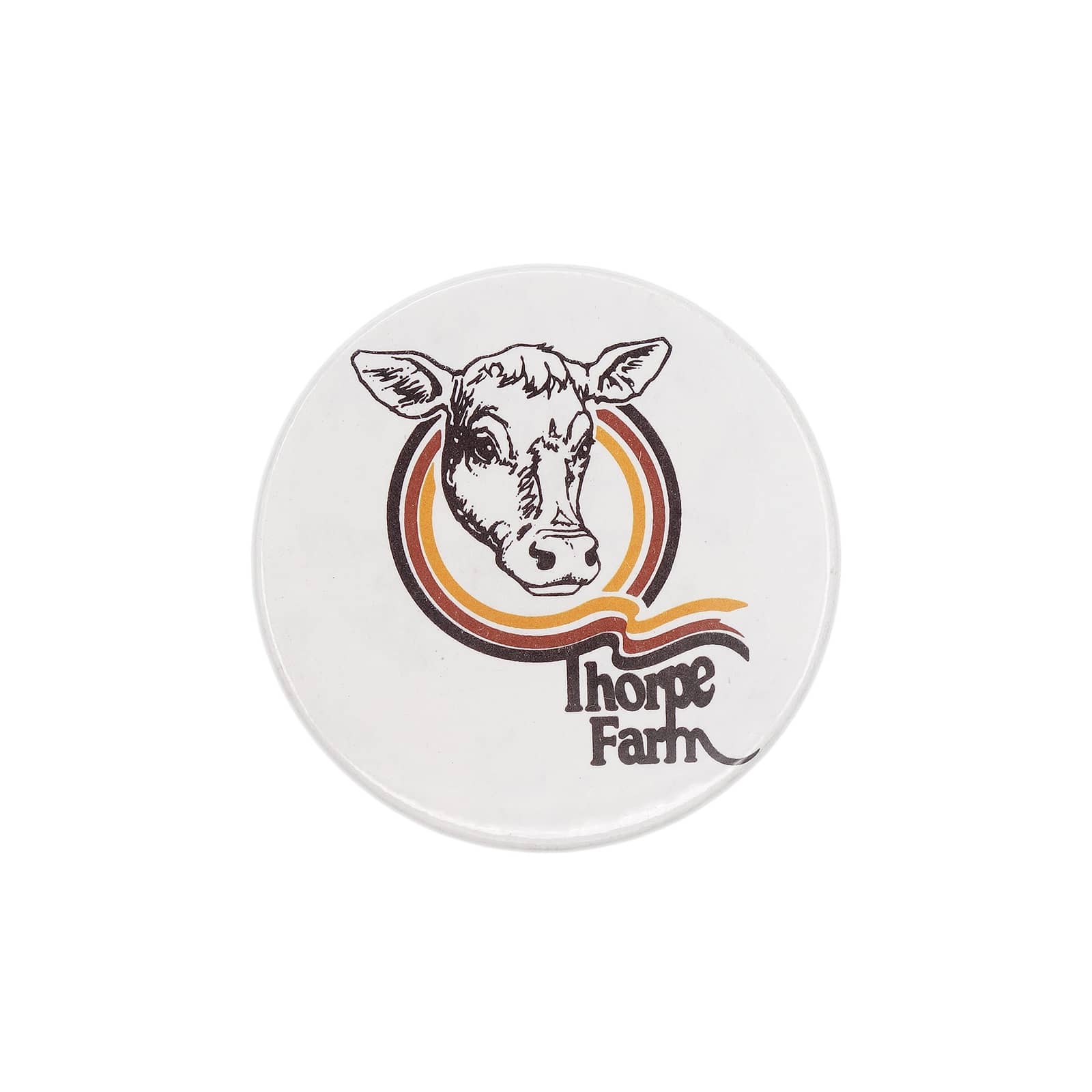 Thorpe Farm ソープ・ファーム 缶バッジ バッチ 牛