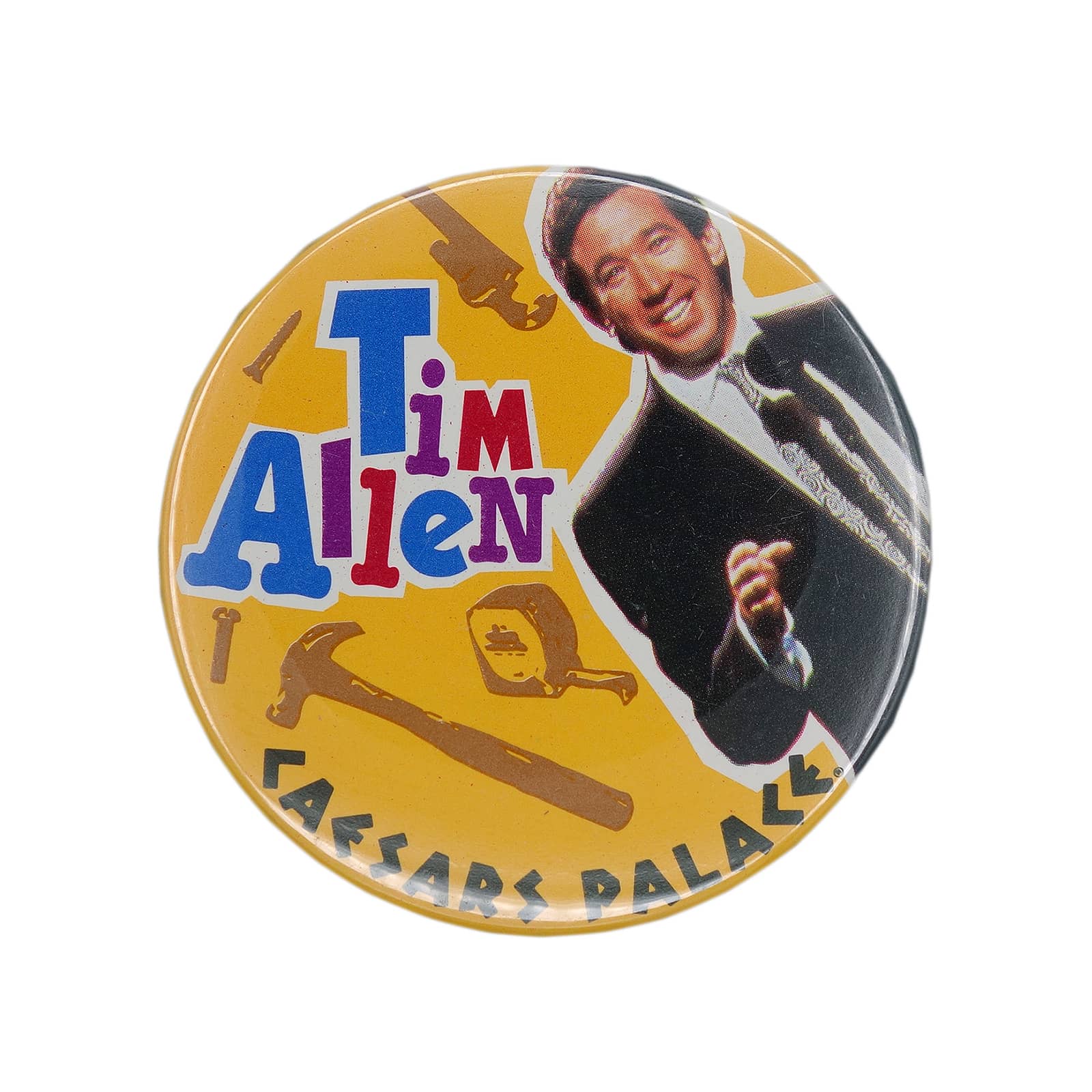 Tim Allen ティム・アレン 缶バッジ コメディアン CAESARS PALACE