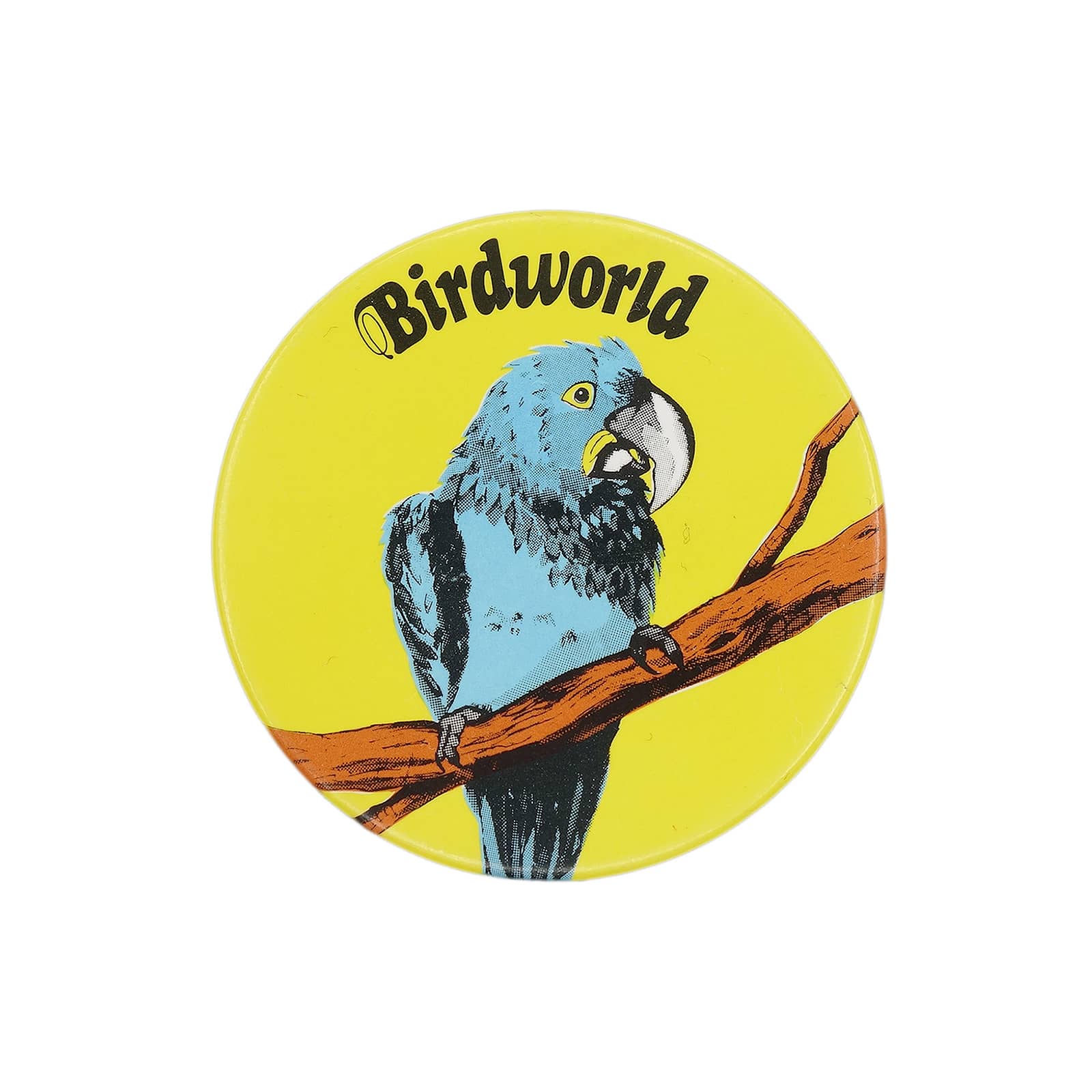 Birdworld 鳥類園 バードワールド 缶バッジ バッチ オウム