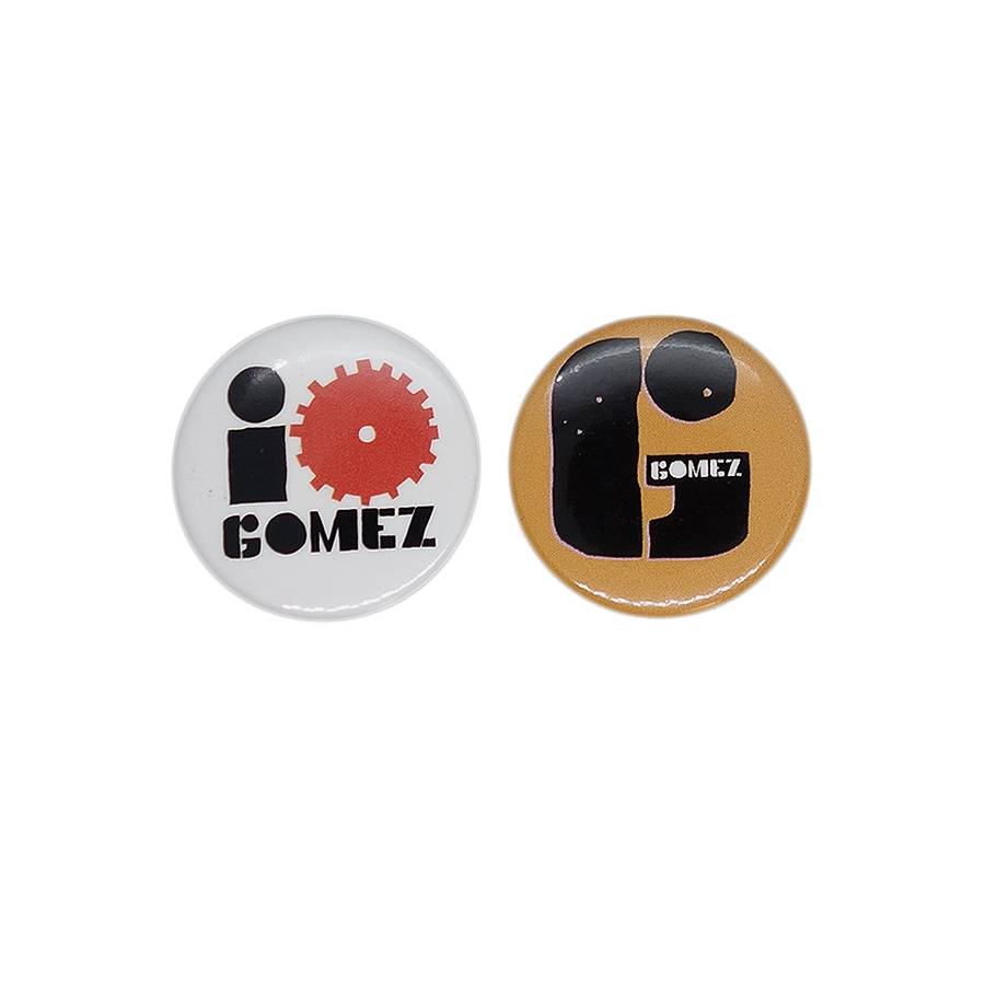 GOMEZ ゴメス 缶バッジ 2点セット バッチ インディーロックバンド