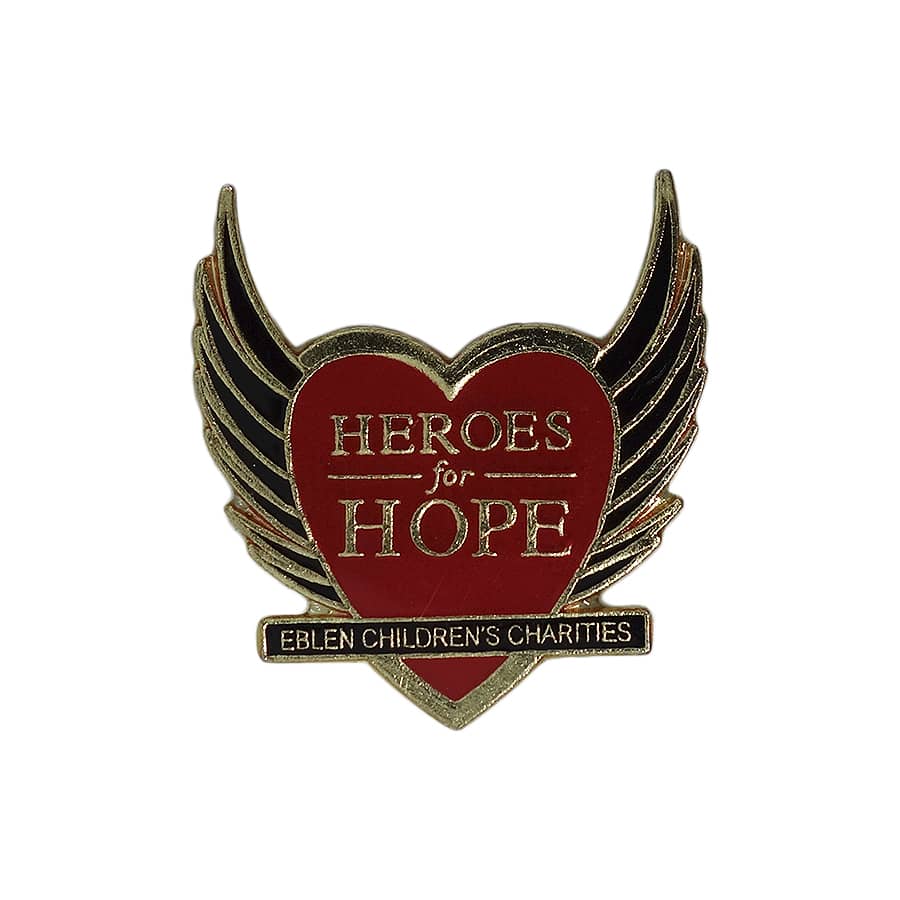 HEROES for HOPE ピンズ チャリティー 留め具付き