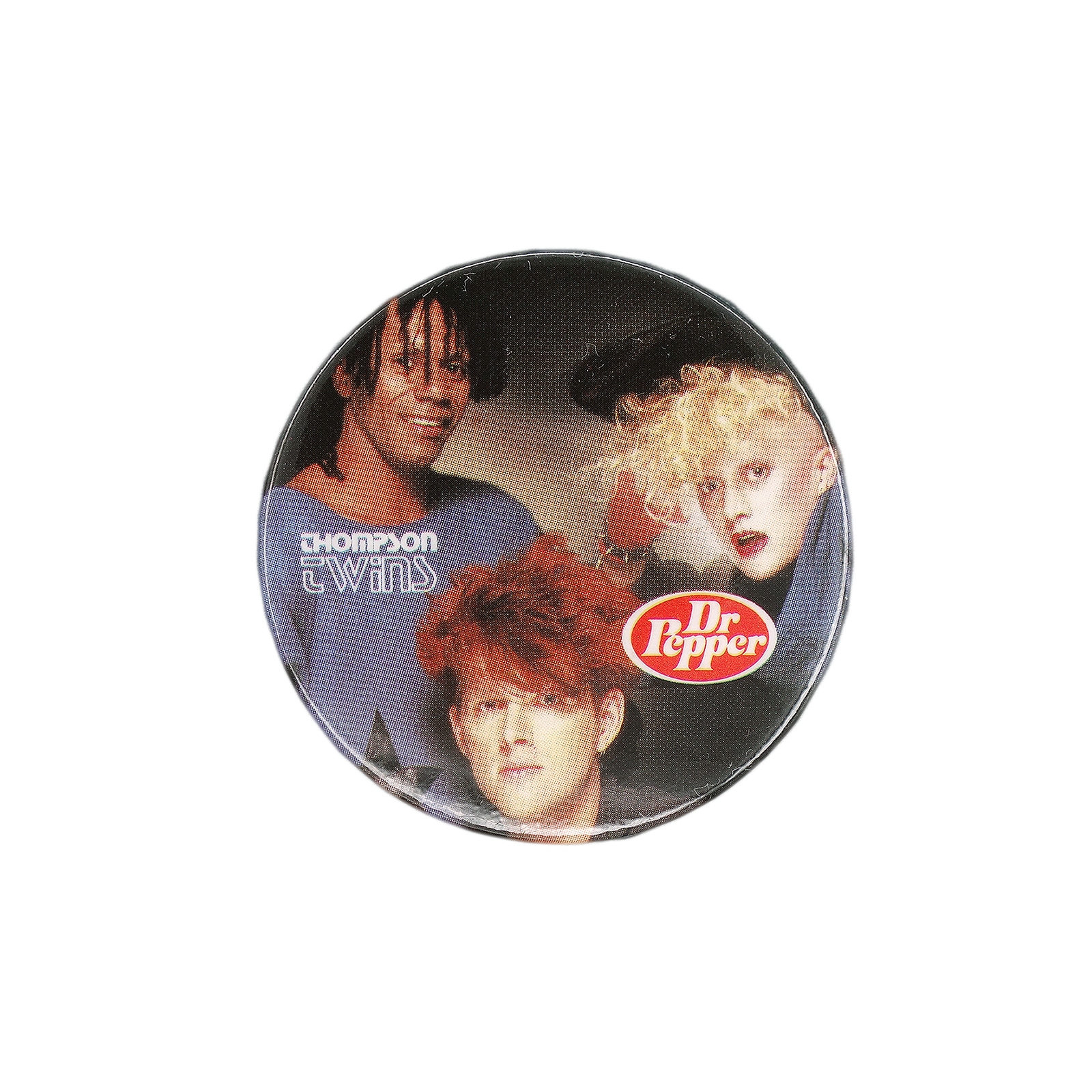 THOMPSON TWINS トンプソン・ツインズ 缶バッジ バッチ Dr Pepper