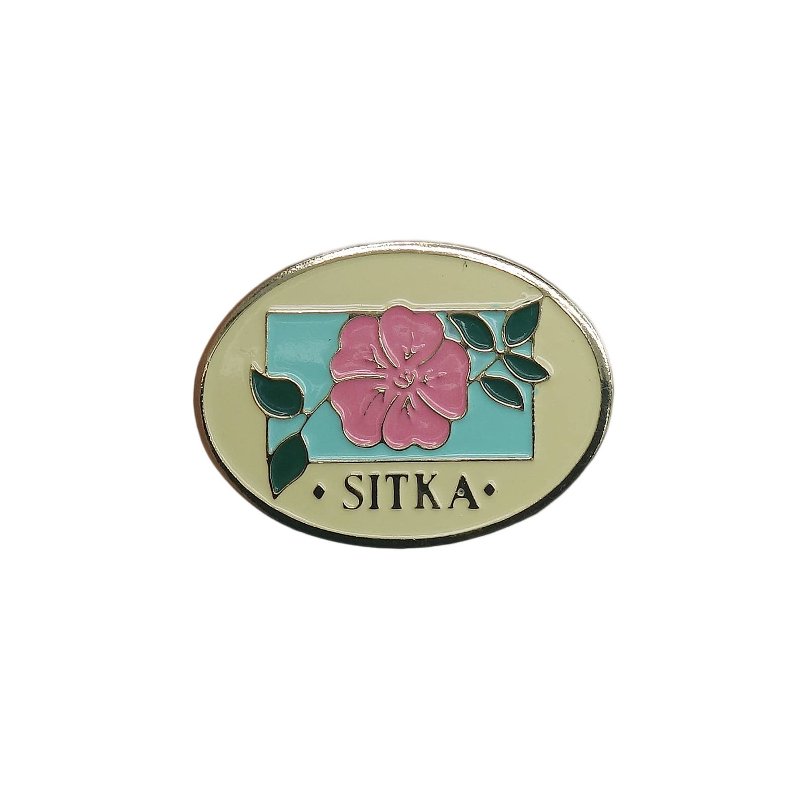 アラスカ州 シトカ SITKA 州花 ワスレナグサ ピンズ 花