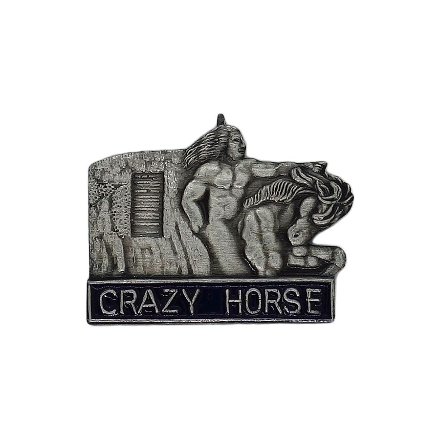 CRAZY HORSE ピンズ クレイジー・ホース記念碑　留め具付き