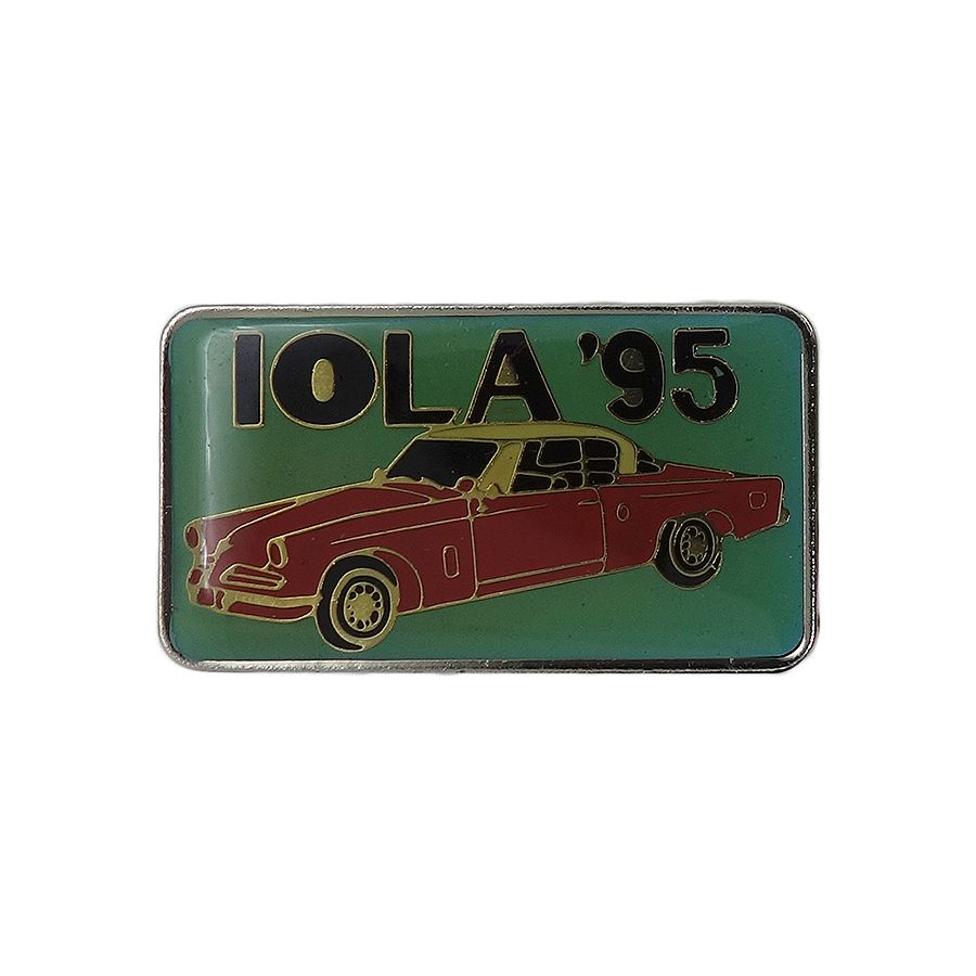 IOLA '95 CAR SHOW ピンズ 自動車 クラシックカー ピンバッジ 留め具付き