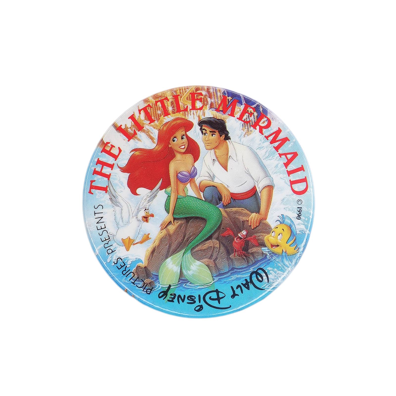 Disney ディズニー アニメ The Little Mermaid リトル・マーメイド 缶バッジ