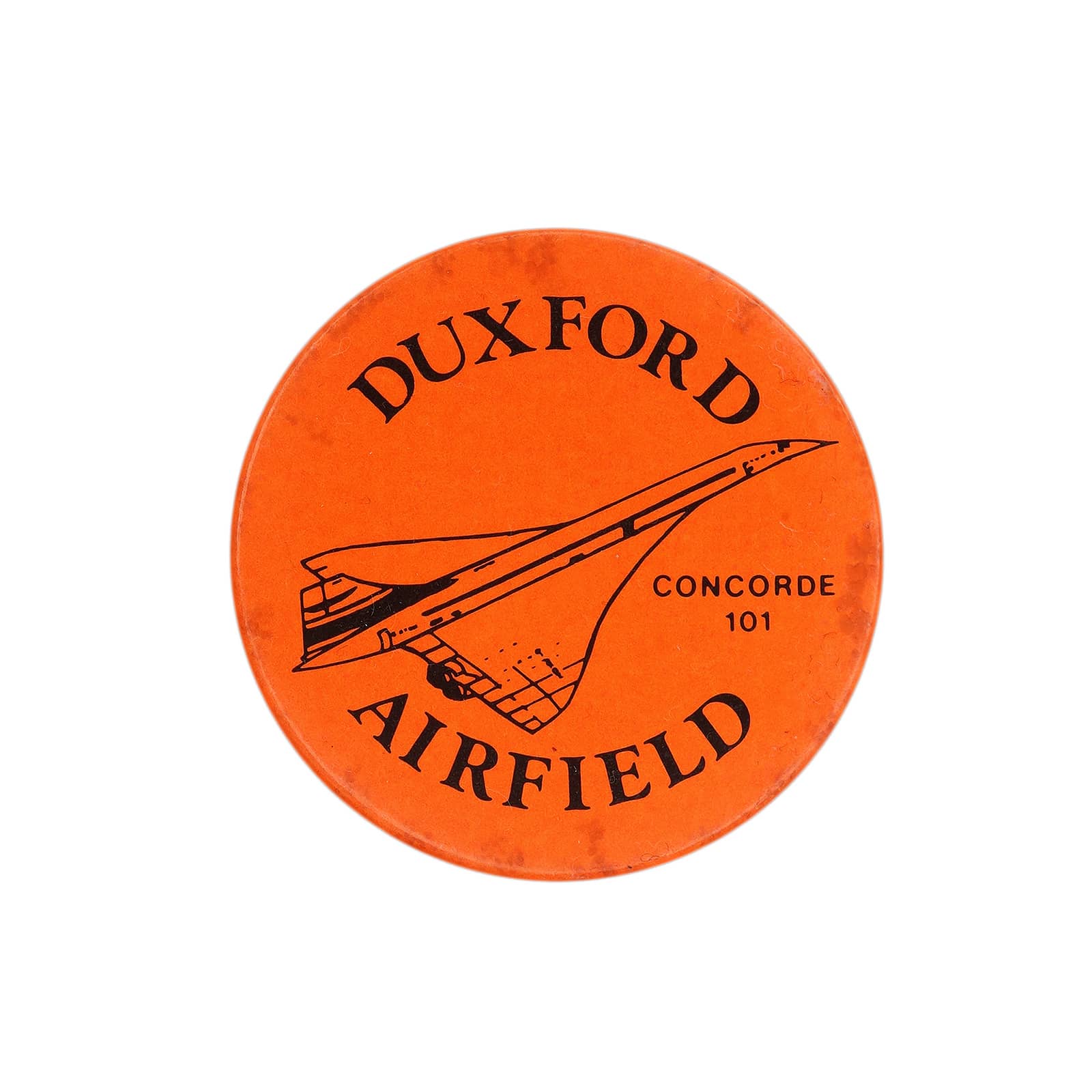 DUXFORD AIRFIELD CONCORDE 101 缶バッジ 超音速旅客機 コンコルド101