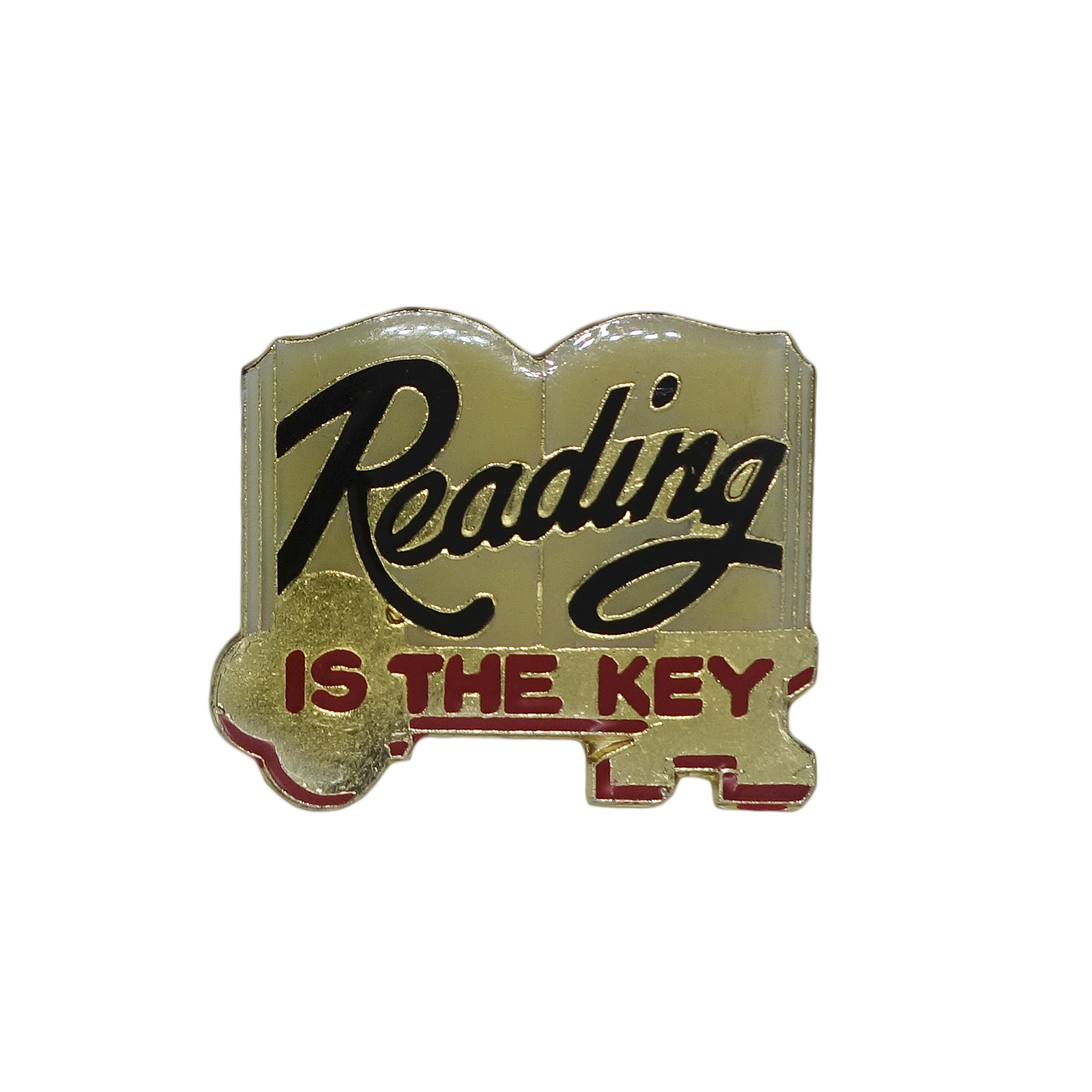 Reading IS THE KEY ピンズ 読書