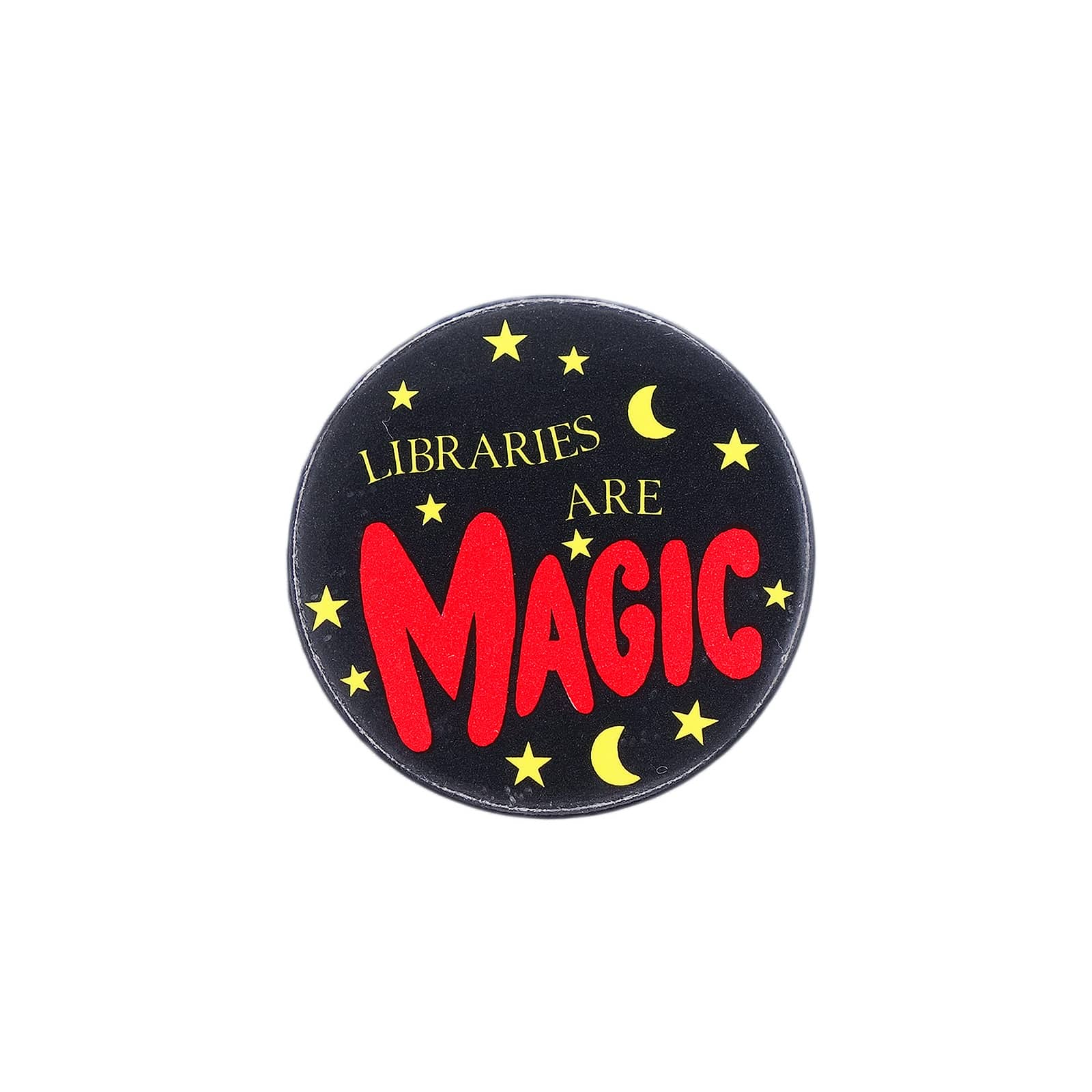 LIBRARIES ARE MAGIC 缶バッジ バッチ