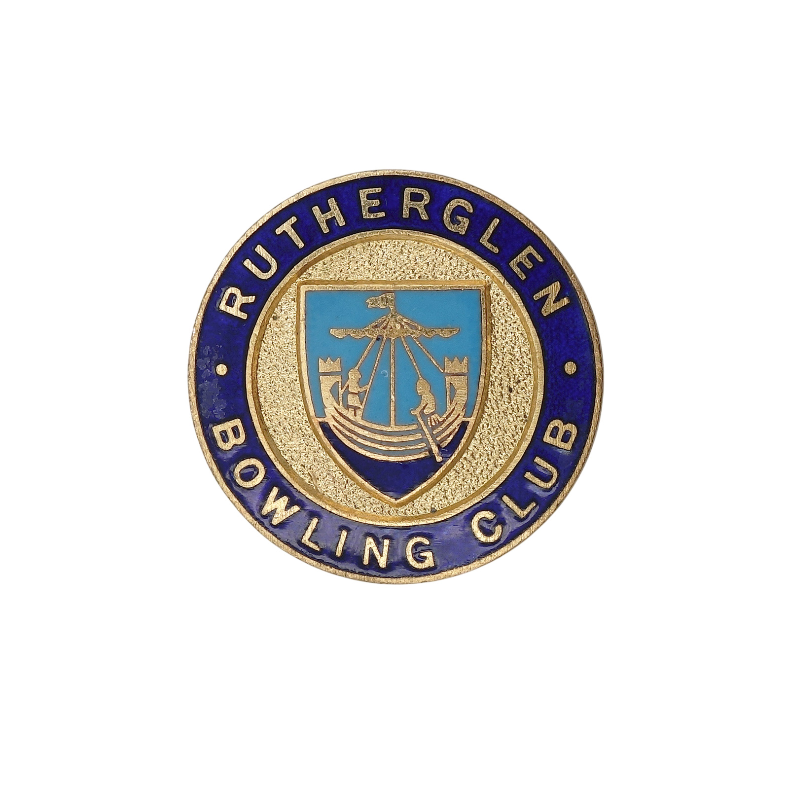 RUTHERGLEN BOWLING CLUB ピンバッジ バッチ 英国 ローンボウルズクラブ
