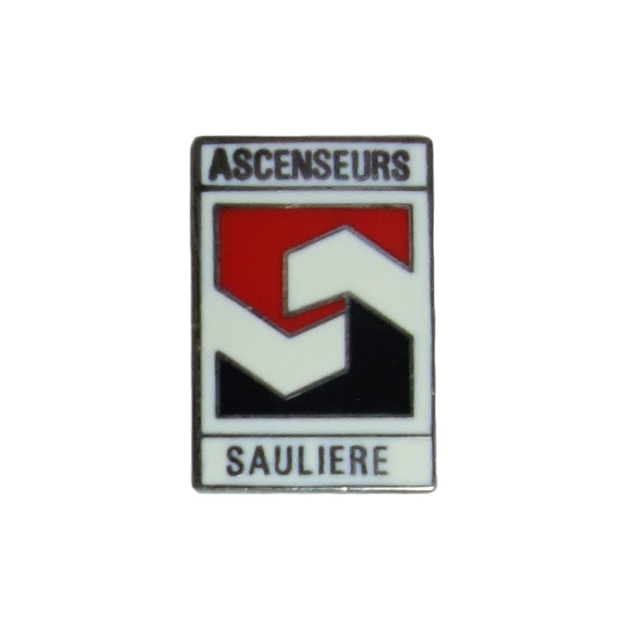 ピンズ ascenceurs Sauliere 企業ロゴ 留め具付き ピンバッジ