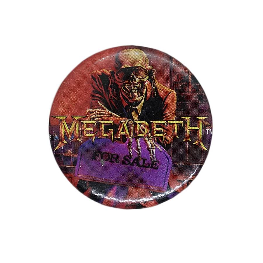 MEGADETH メガデス 缶バッジ バッチ ヘヴィメタルバンド 1992