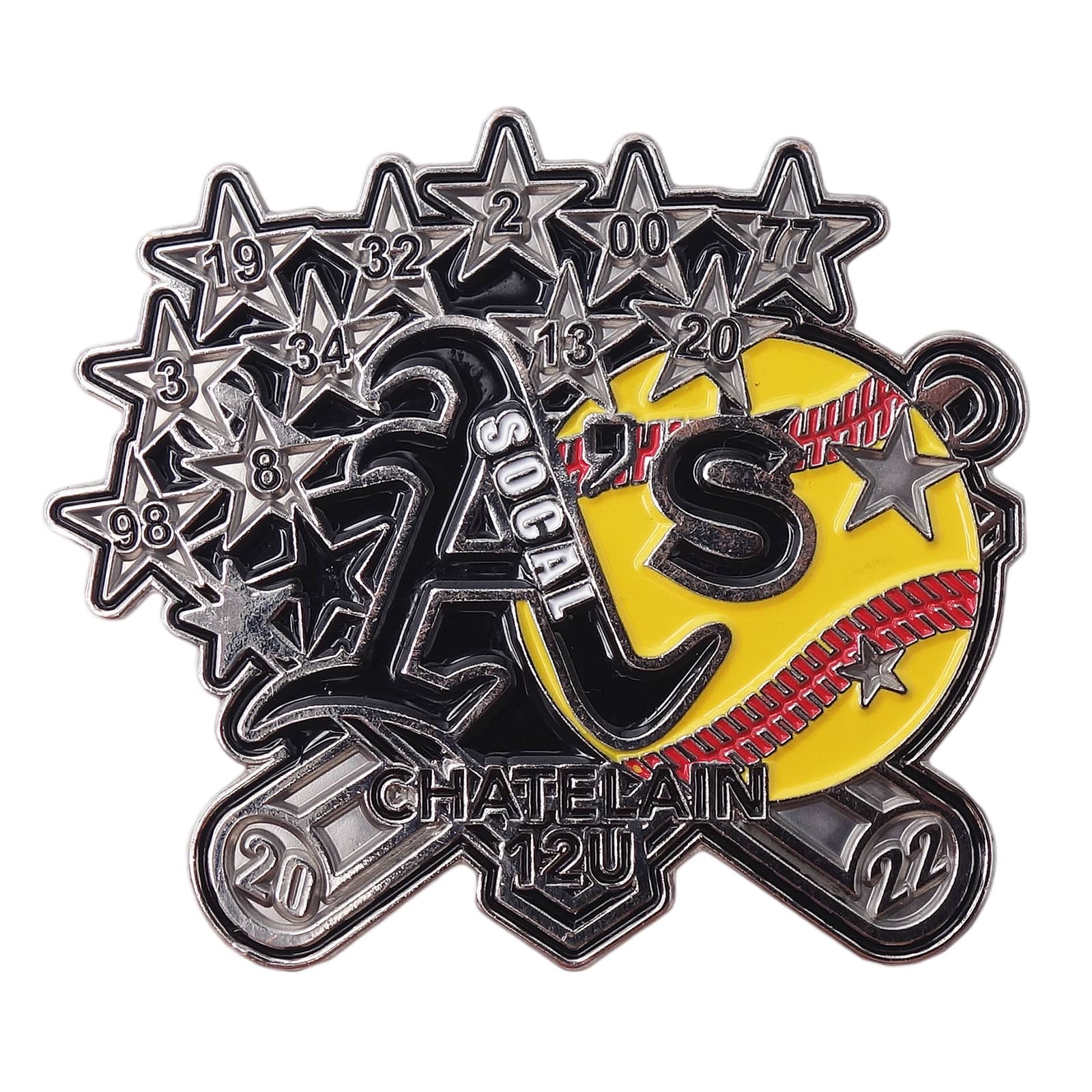 So Cal Athletics ピンズ ユース女子ソフトボールチーム