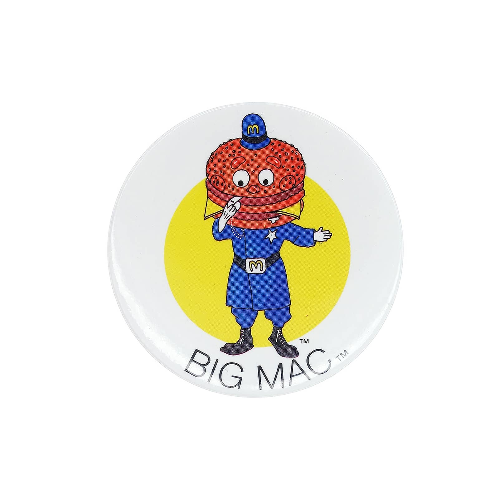 McDonald's ビッグマックポリス 缶バッジ BIG MAC マクドナルド ビンテージ レトロ