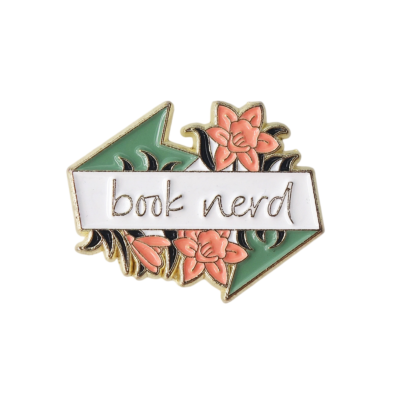 book nerd ピンズ 花