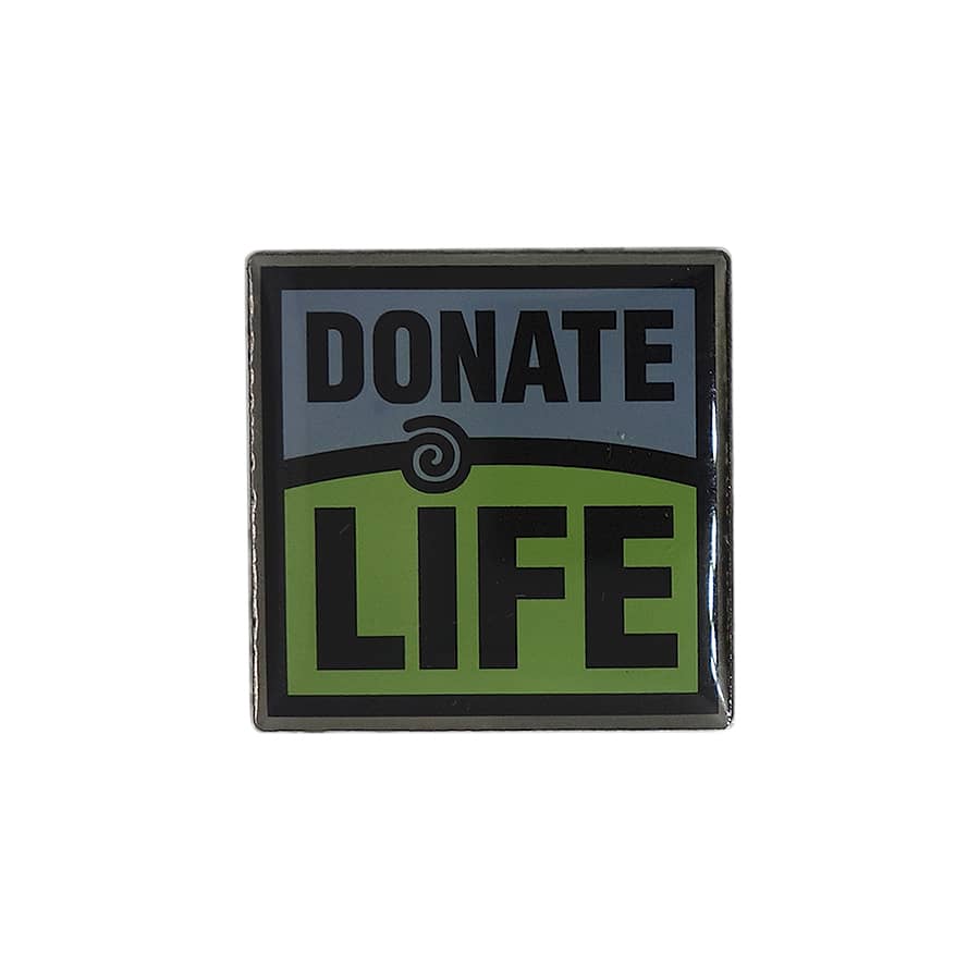 DONATE LIFE ピンズ 留め具付き