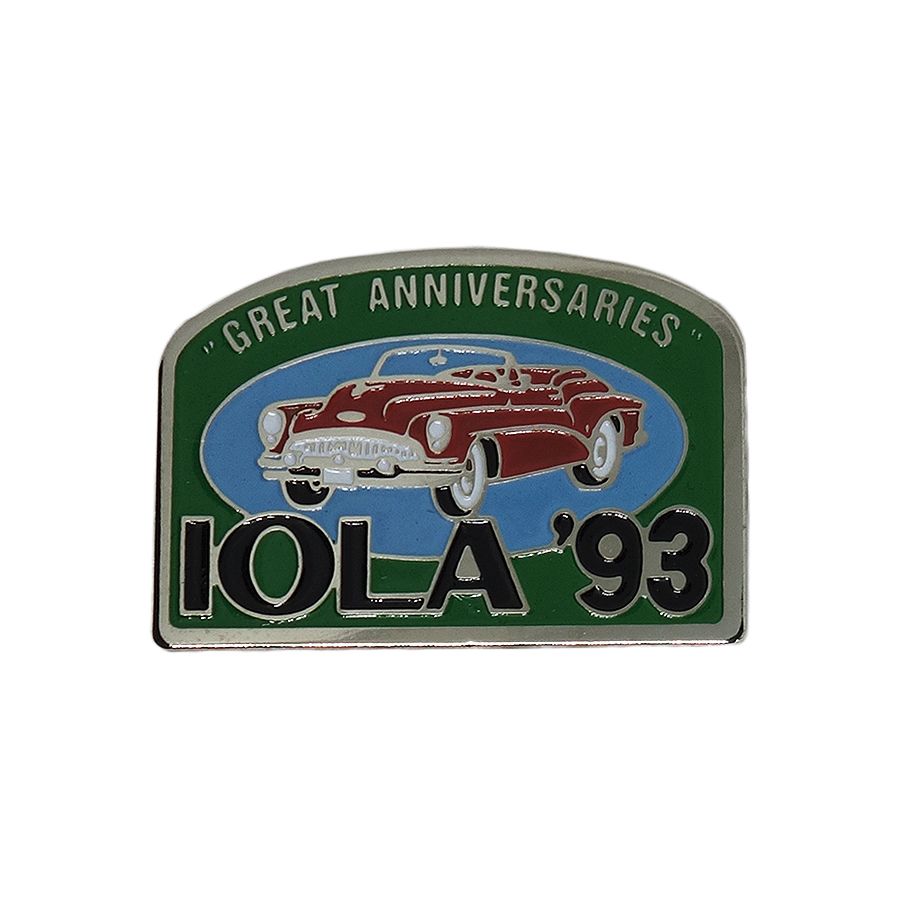 IOLA '93 CAR SHOW ピンズ 自動車 クラシックカー 留め具付き