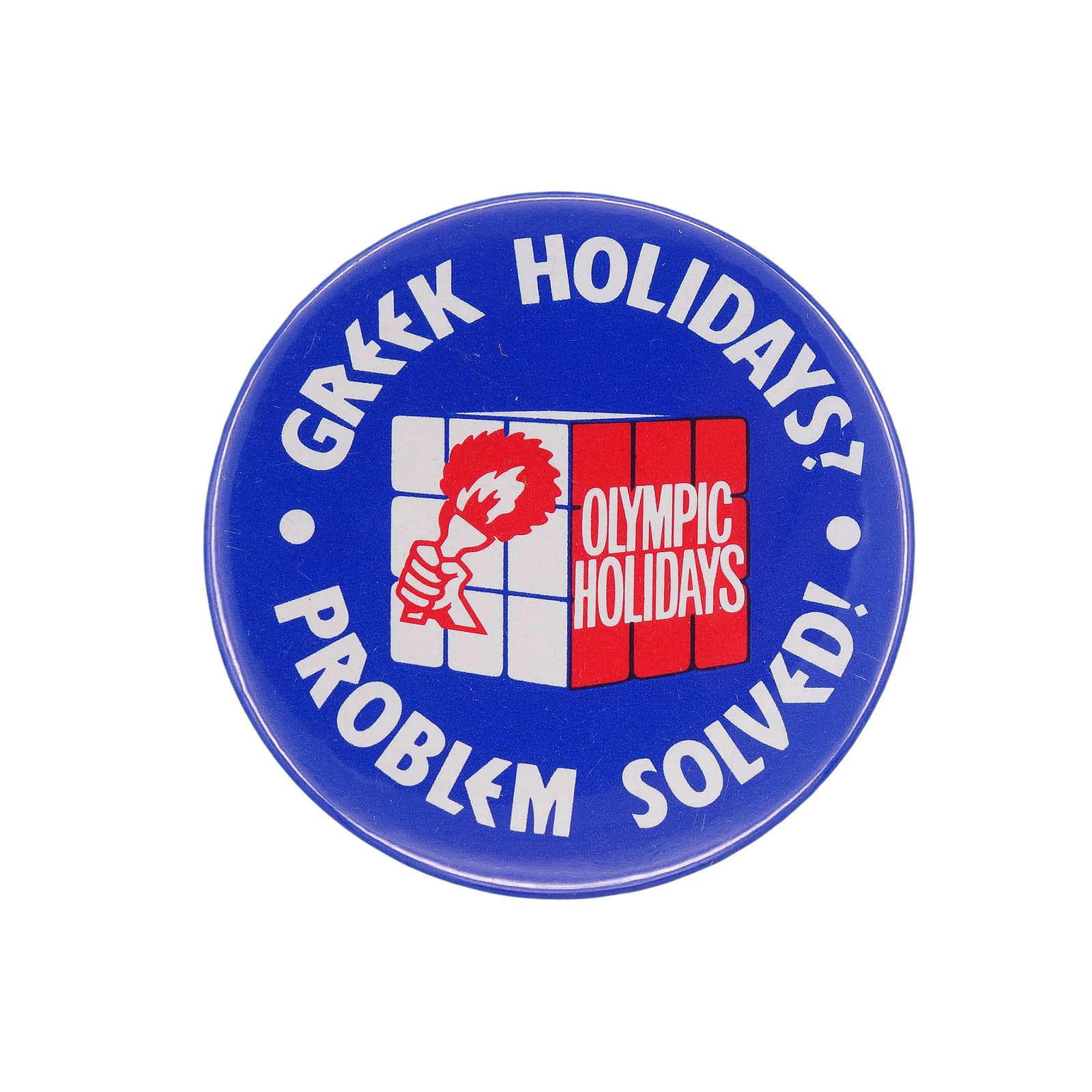 旅行会社 OLYMPIC HOLIDAYS 缶バッジ バッチ
